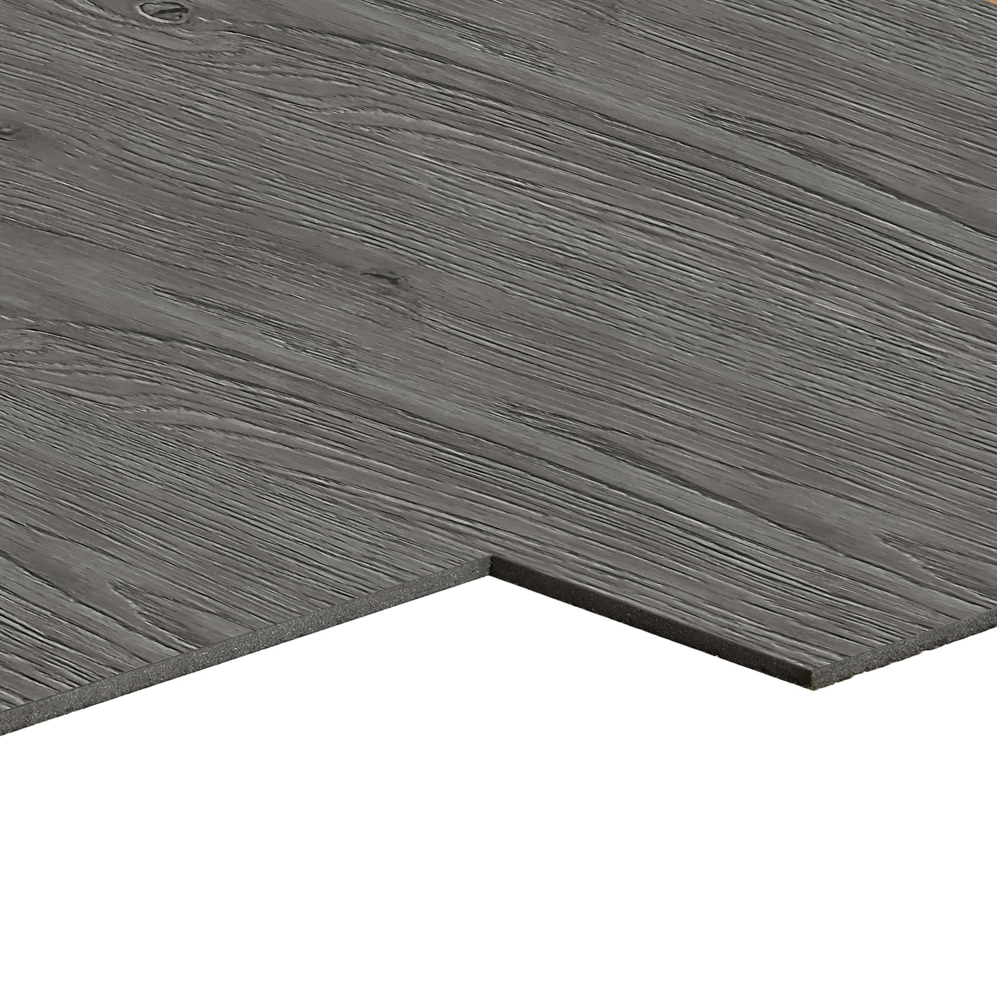 FIVMEN Vinylboden PVC Bodenbelag Selbstklebend, Holzmaserung Dielen, Bodenfliesen, 18/36 Stück, 2.51/5.2 m² Schneidbar Fliesen für Schlafzimmer, Küche