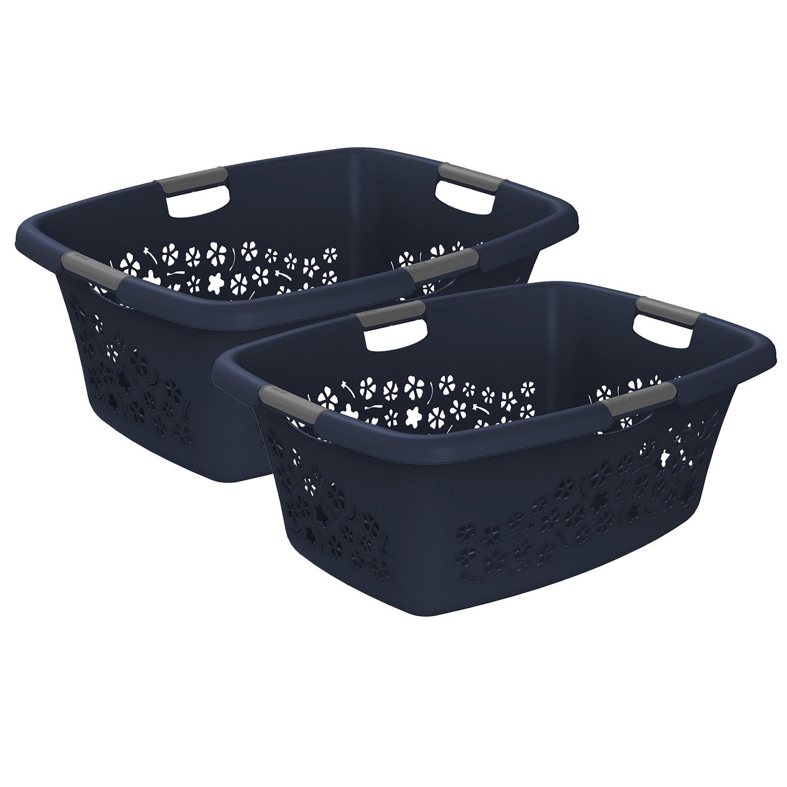 ROTHO Wäschekorb Flowers 2er-Set Wäschebox 50l günstig online kaufen