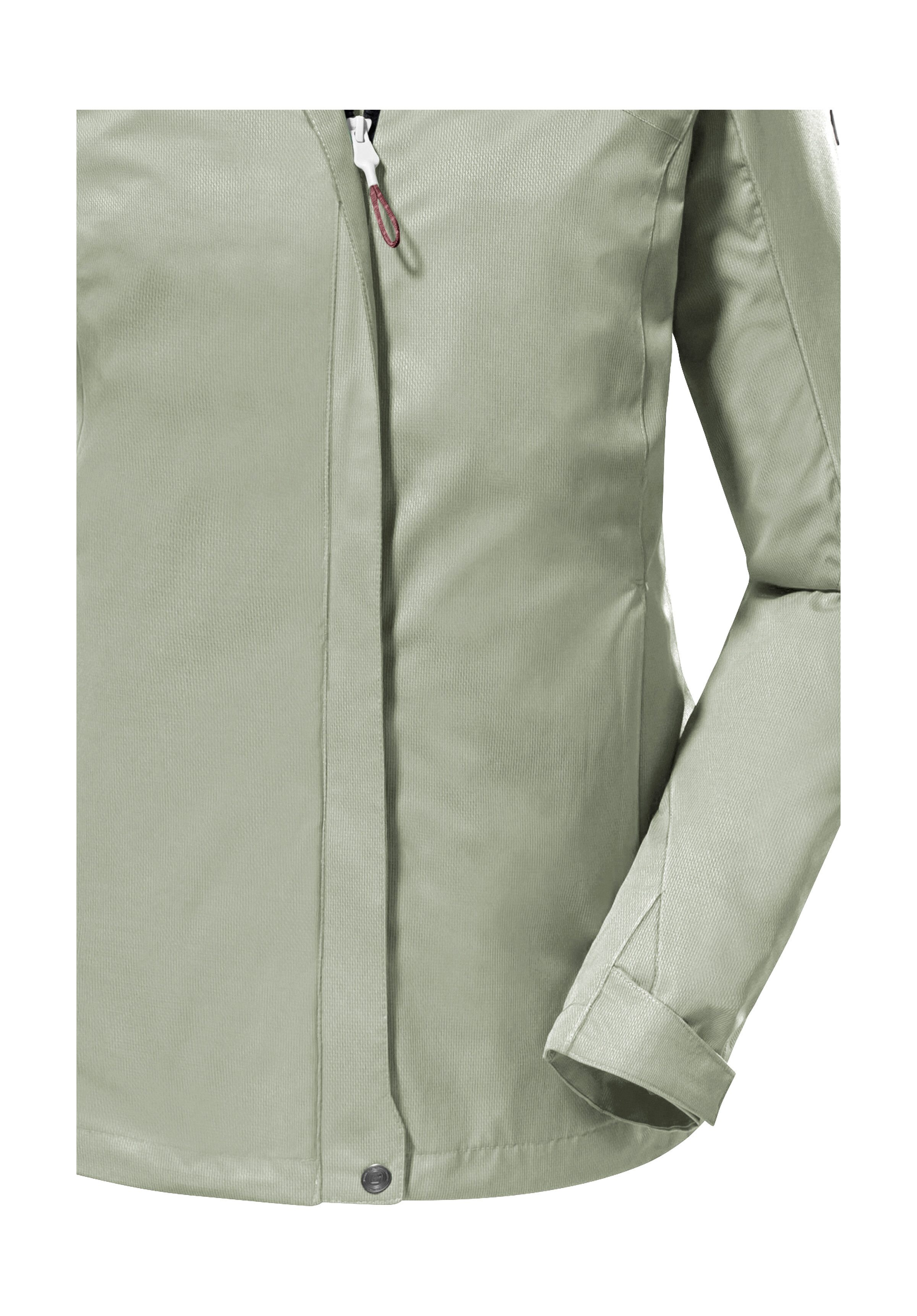 Killtec Funktionsjacke KOS 133 WMN JCKT Wasser- und winddichte Damenjacke mit abnehmbarer Kapuze – Bild 4 von 5