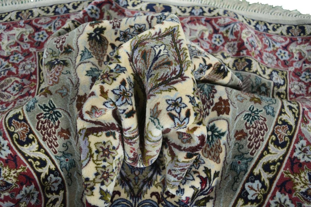 rechteckig, Höhe: Seidenkette Nain 112x165 Trading, 8 Orientteppich, Orientteppich Isfahan Handgeknüpfter mm