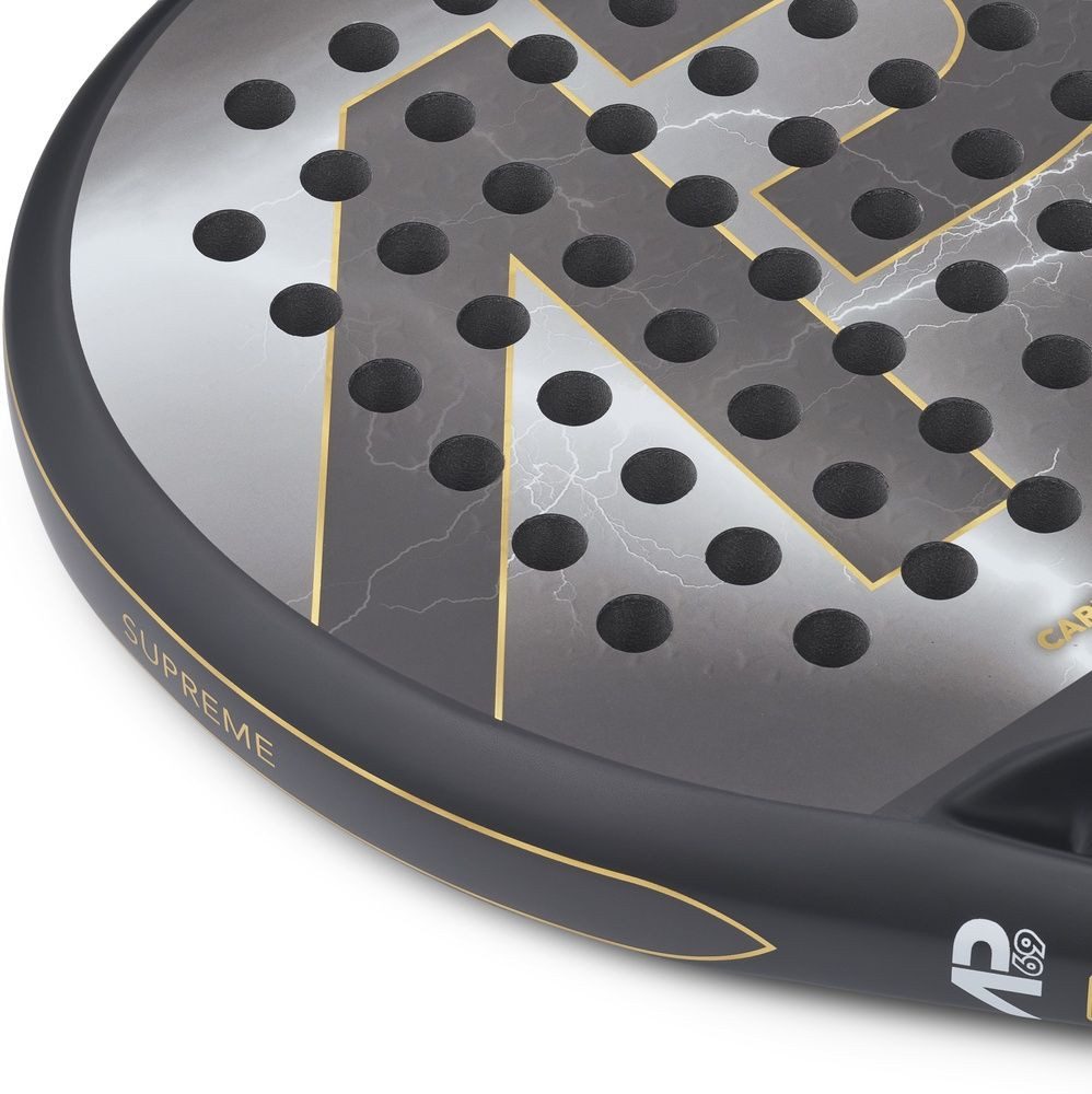 Acapulco 69 Padelschläger AP69 Supreme, 12K Carbon, langlebiger EVA+ Schaum, griffige Oberfläche (für Effet)