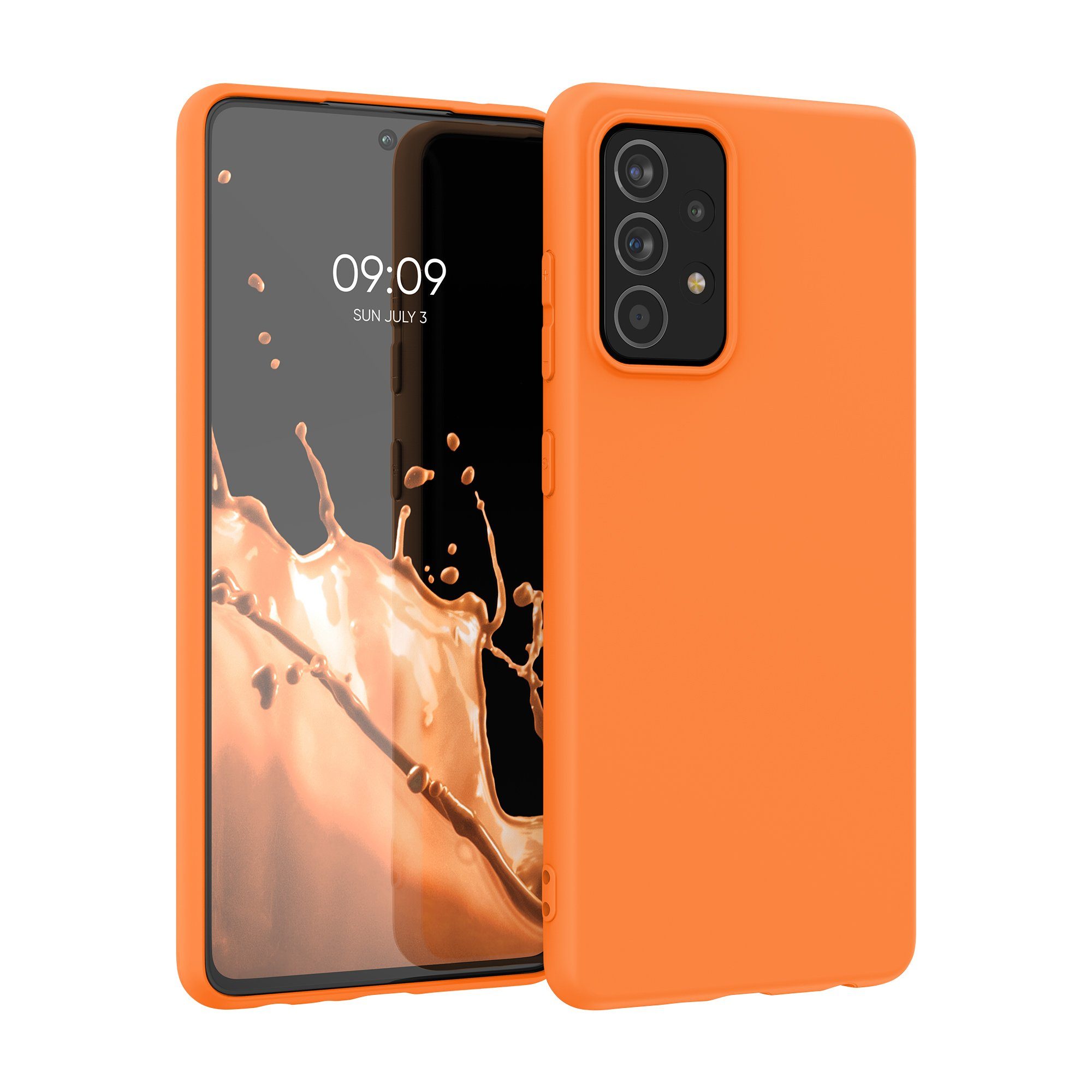 kwmobile Handyhülle Hülle für Samsung Galaxy A52 / A52 5G / A52s 5G, Hülle Silikon - Soft Handyhülle - Handy Case Cover