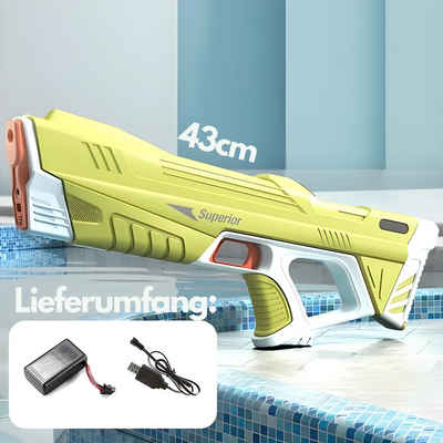 HS.SUPPLY Wasserpistole elektrische Wasserpistole, mit LED Displays