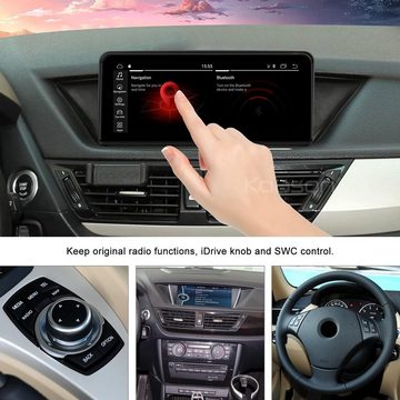 GABITECH Für BMW X1 E84 CIC 10.2" Touchscreen Android Autoradio GPS Carplay Einbau-Navigationsgerät