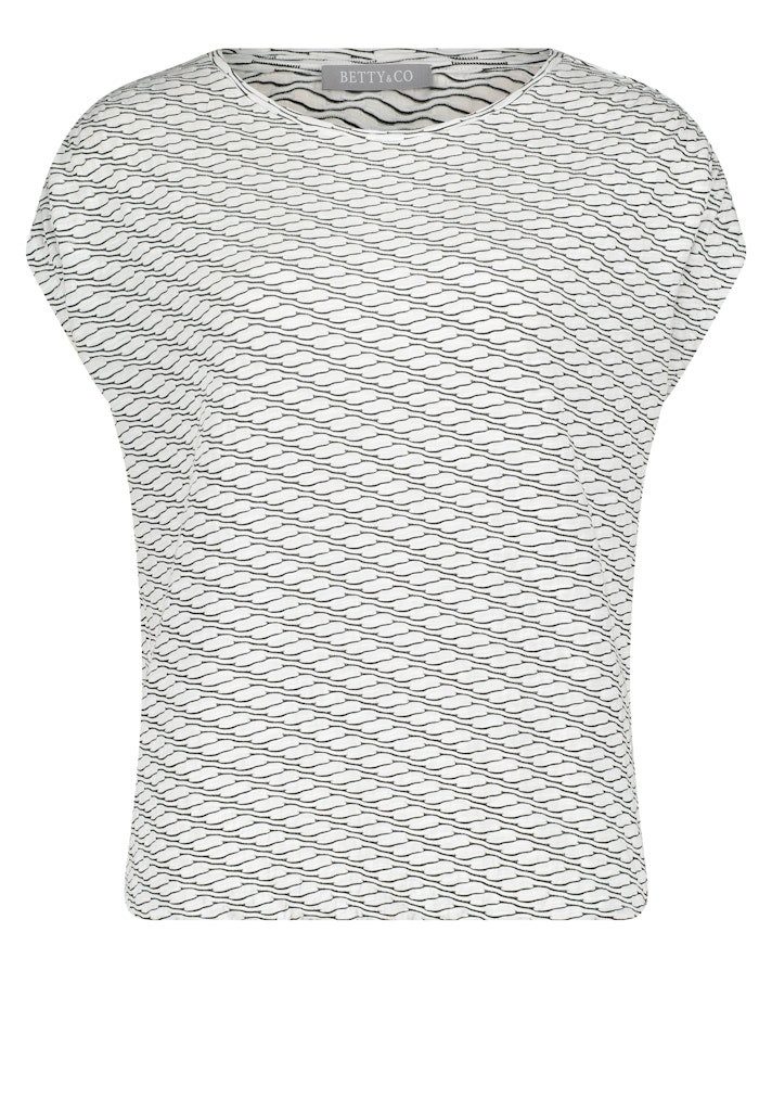 Betty&Co Kurzarmshirt Shirt Kurz 1/2 Arm