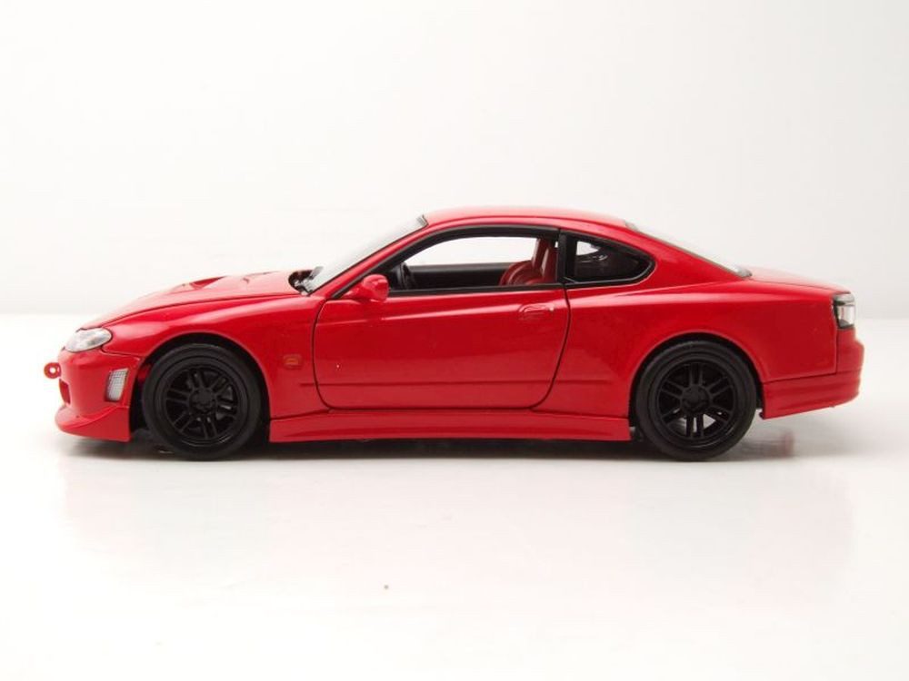 Welly Modellauto Nissan Silvia S-15 1999 rot, Maßstab 1:24