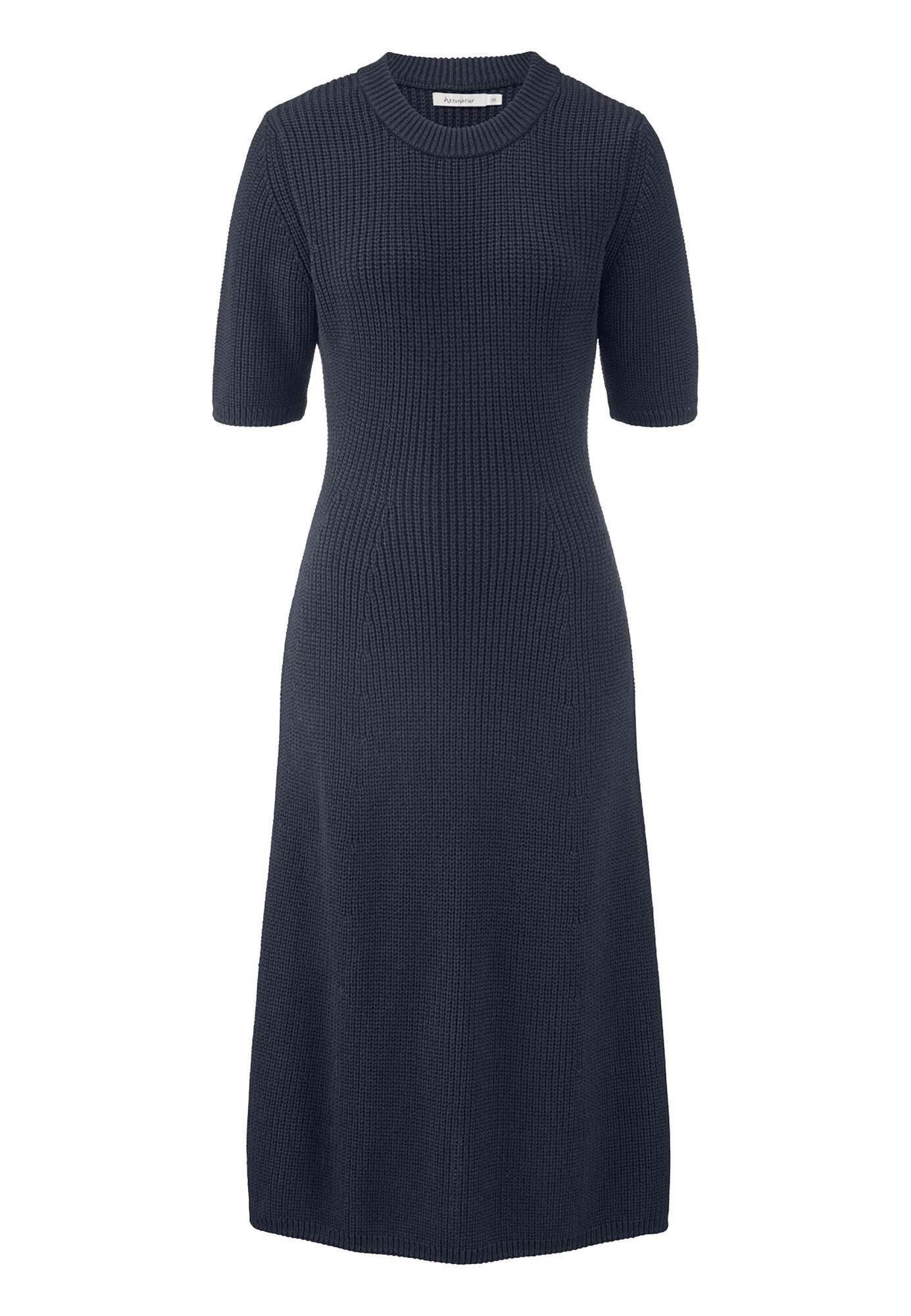 Hessnatur Strickkleid aus reiner Bio-Baumwolle (1-tlg) günstig online kaufen