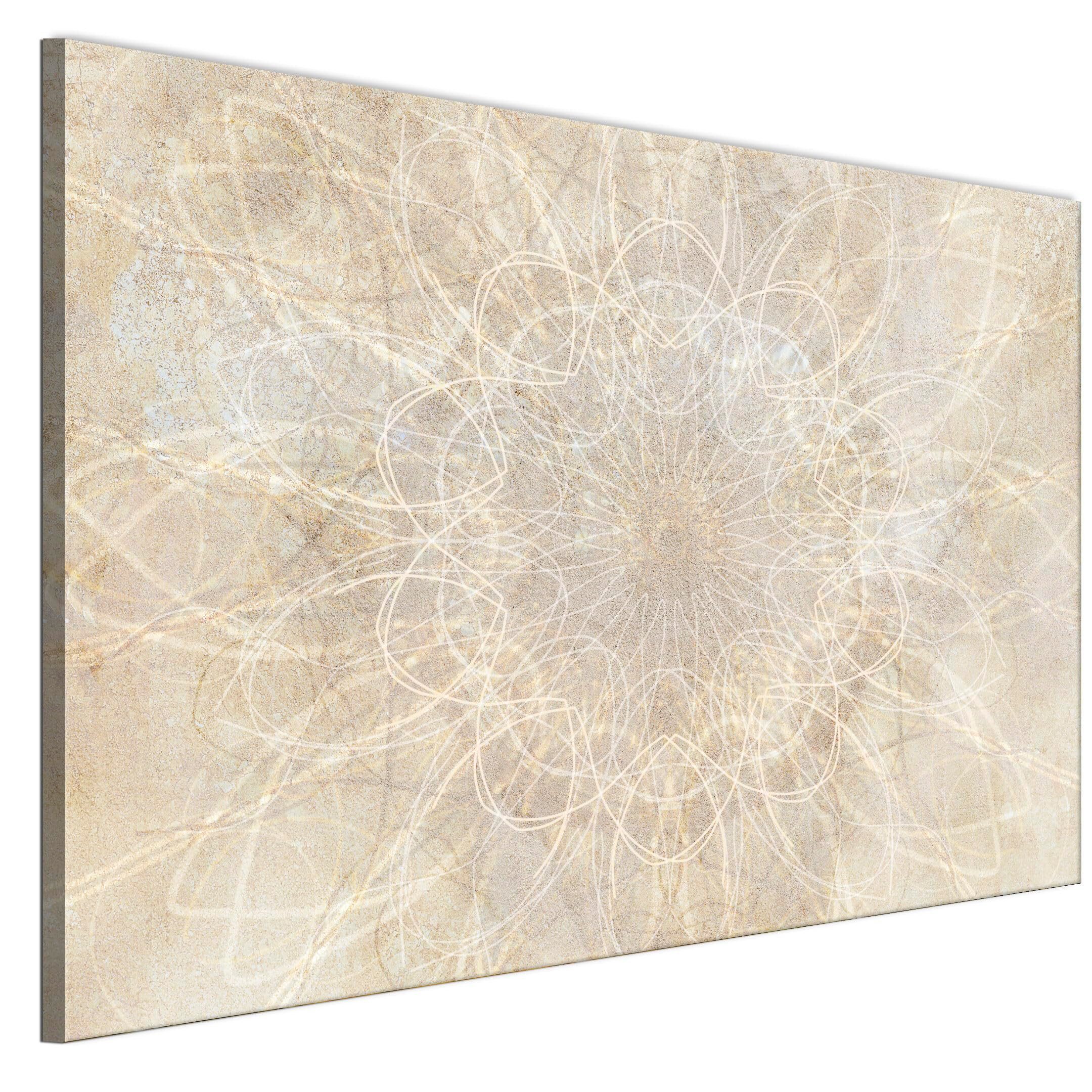 LUMASOUL Leinwandbild - Boho Motiv - Wandbilder Holzrahmen - Bilder 120x40 cm Boho