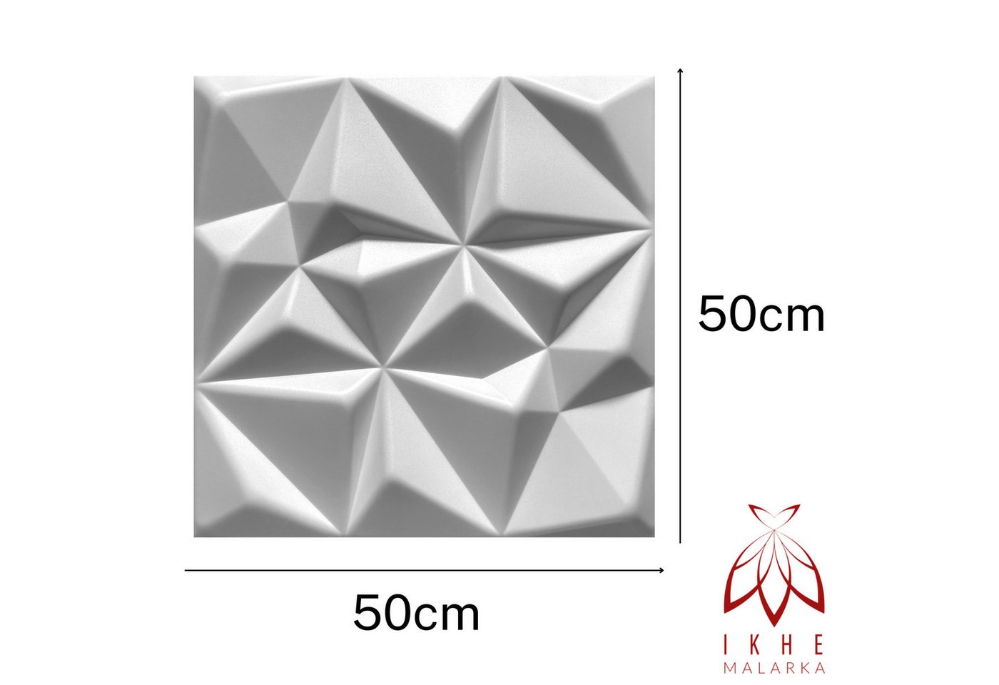 Thumbnail - IKHEMalarka 3D Wandpaneel Polystyrol Styropor XPS Gaming Zimmer Set Deckenpaneele, BxL: 50x50 cm, 0,25 qm, (0,25m², 1 St...