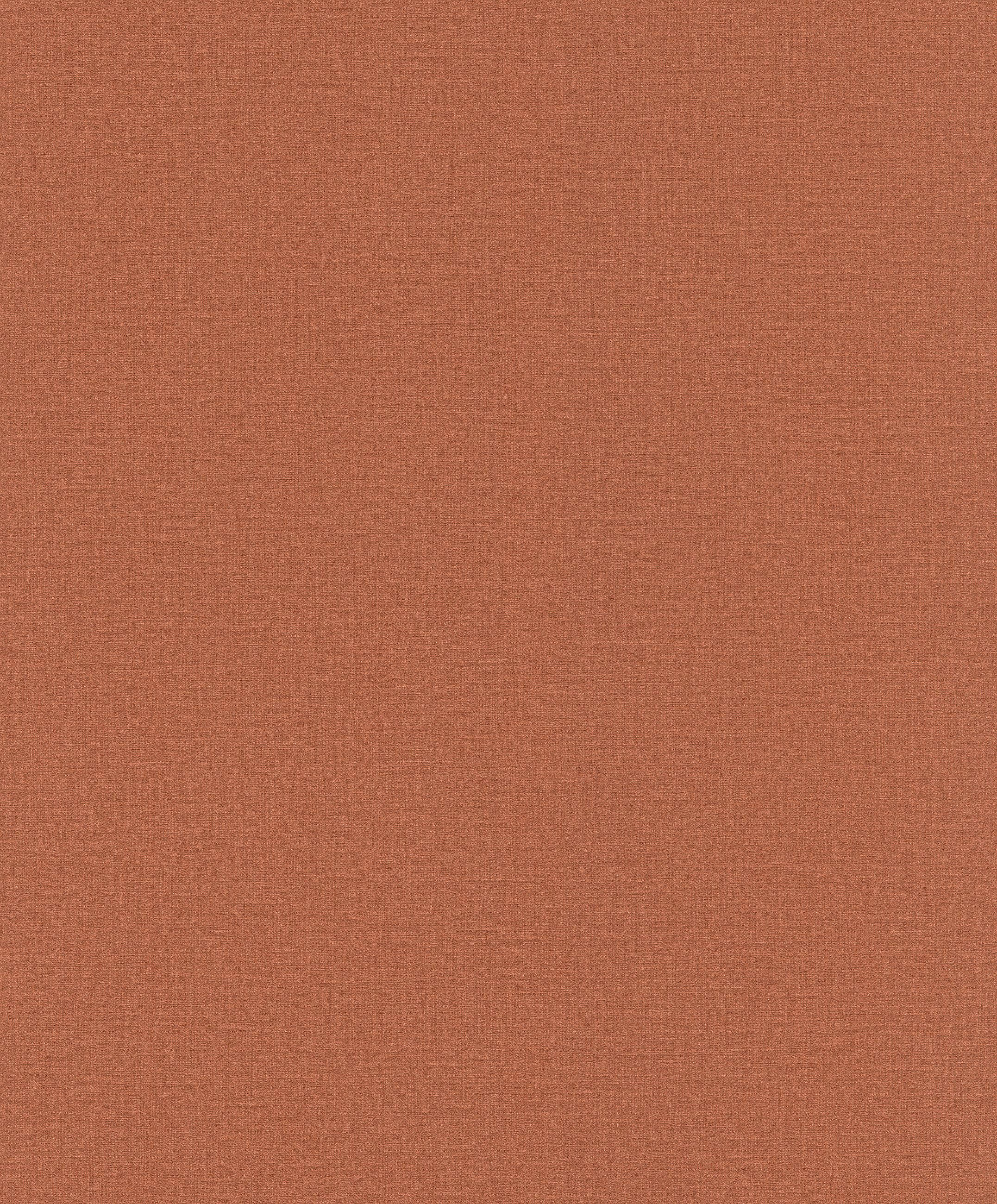 Rasch Vliestapete Stoffoptik - Vinyltapete Uni Rot, Leinenoptik, Textiloptik, (1 Rolle, 1 St., 10,05 m x 0,53 m), gute Lichtbeständigkeit, feucht abwischbar, restlos abziehbar