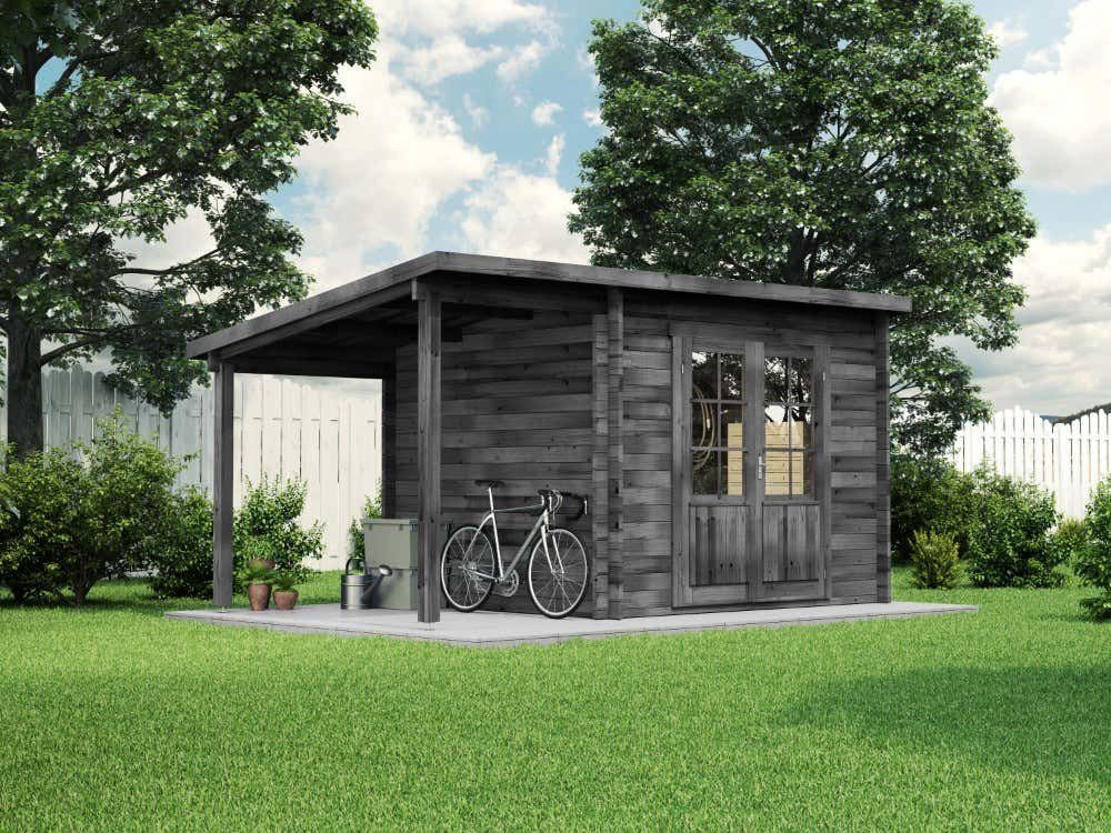 Alpholz Gartenhaus Holz Maria mit Schleppdach, günstig online kaufen