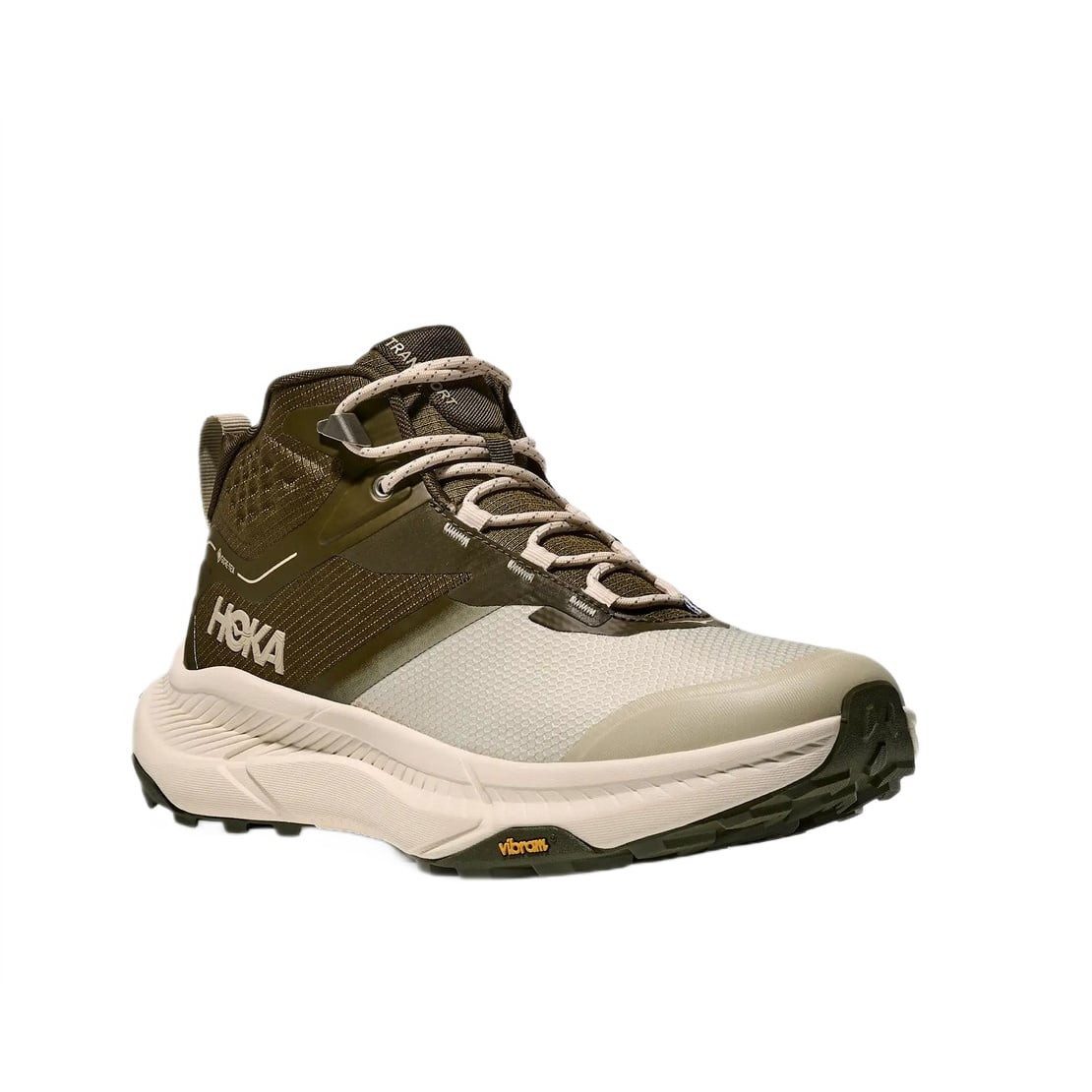Hoka One One Wanderschuhe Transport Hike GTX (wasserdicht) grün/cream Herren Laufschuh