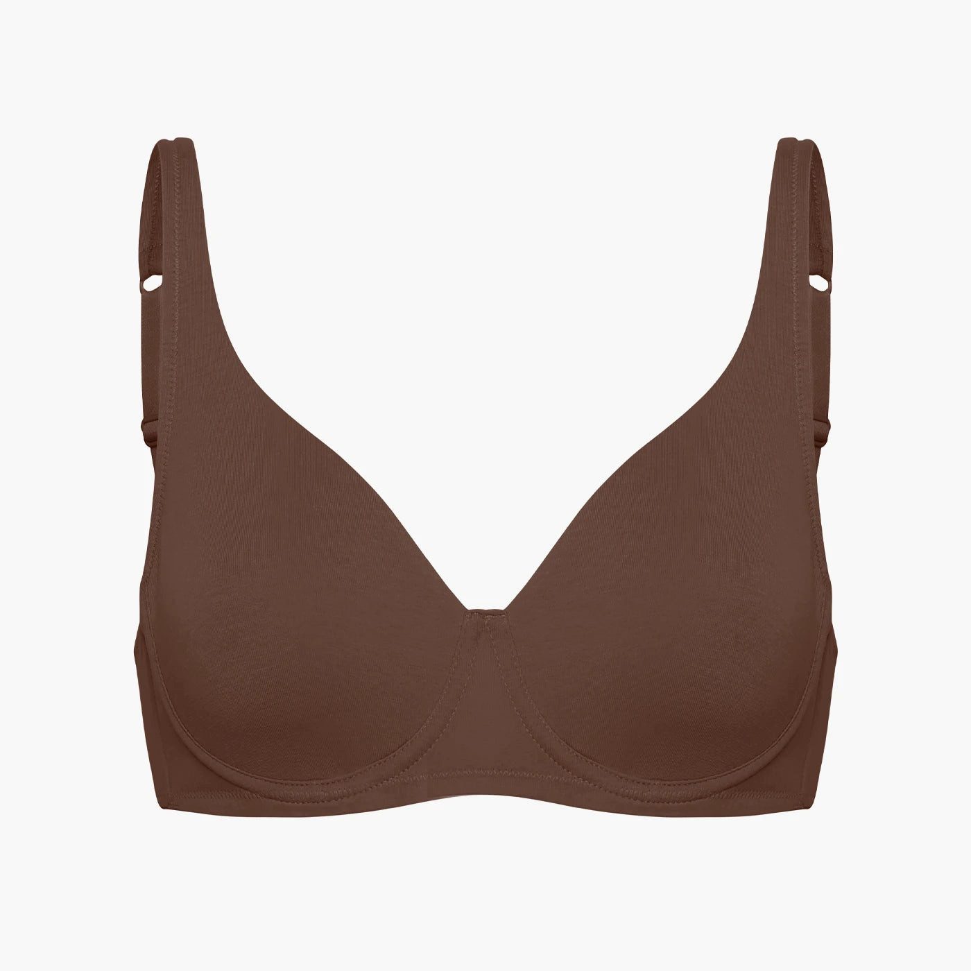 Bügel-BH Cotton Bügel BH ohne Pads-Braun-75C