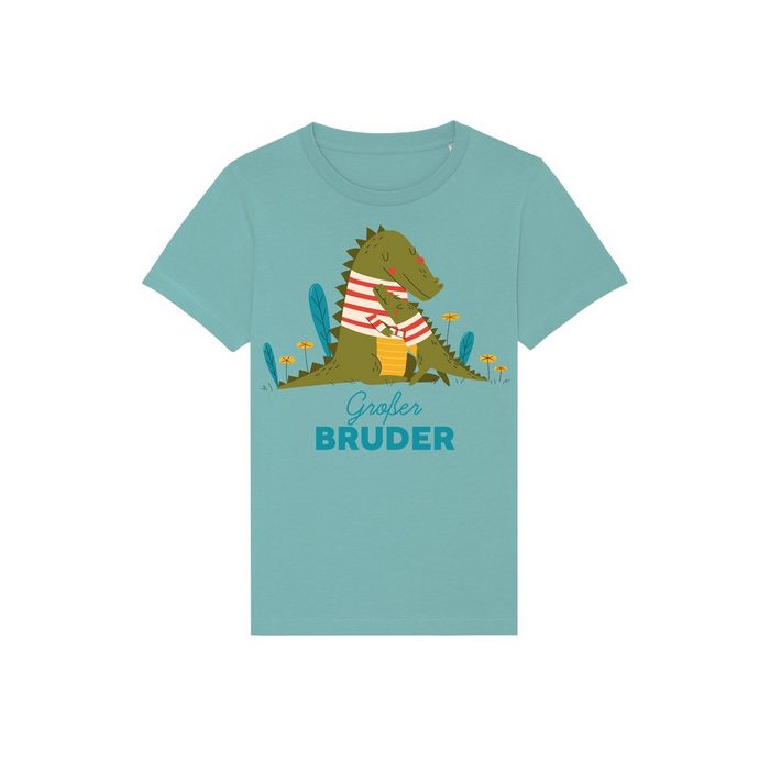 wat? Apparel Print-Shirt Krokodil Großer Bruder (1-tlg)