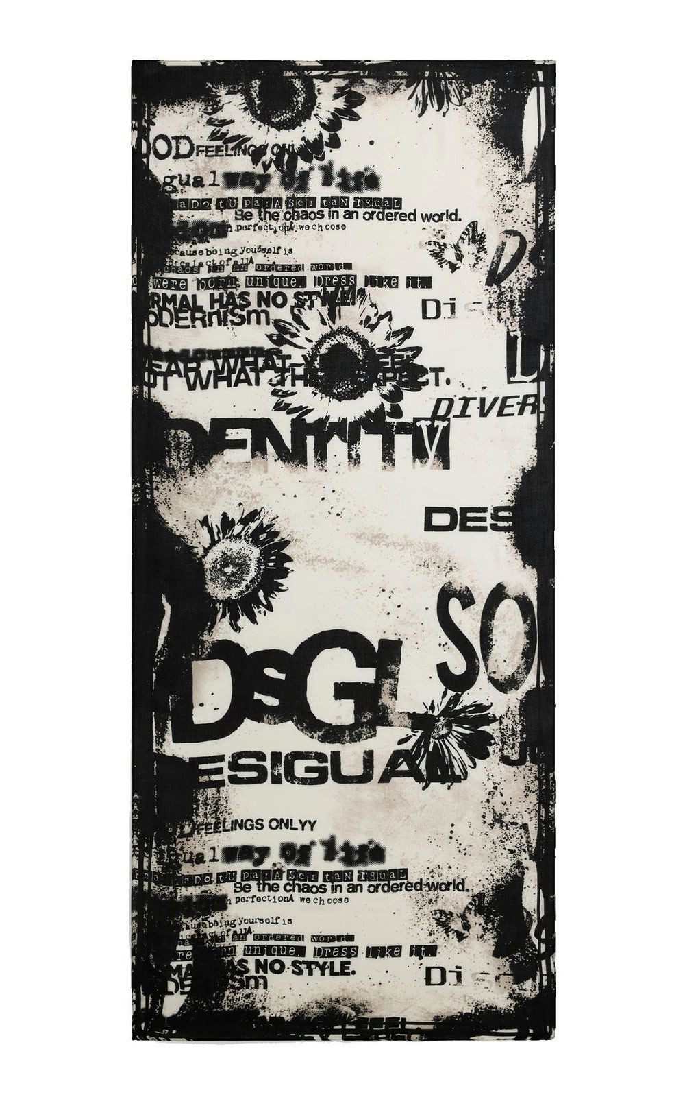 Desigual Modetuch Lettering Foulard