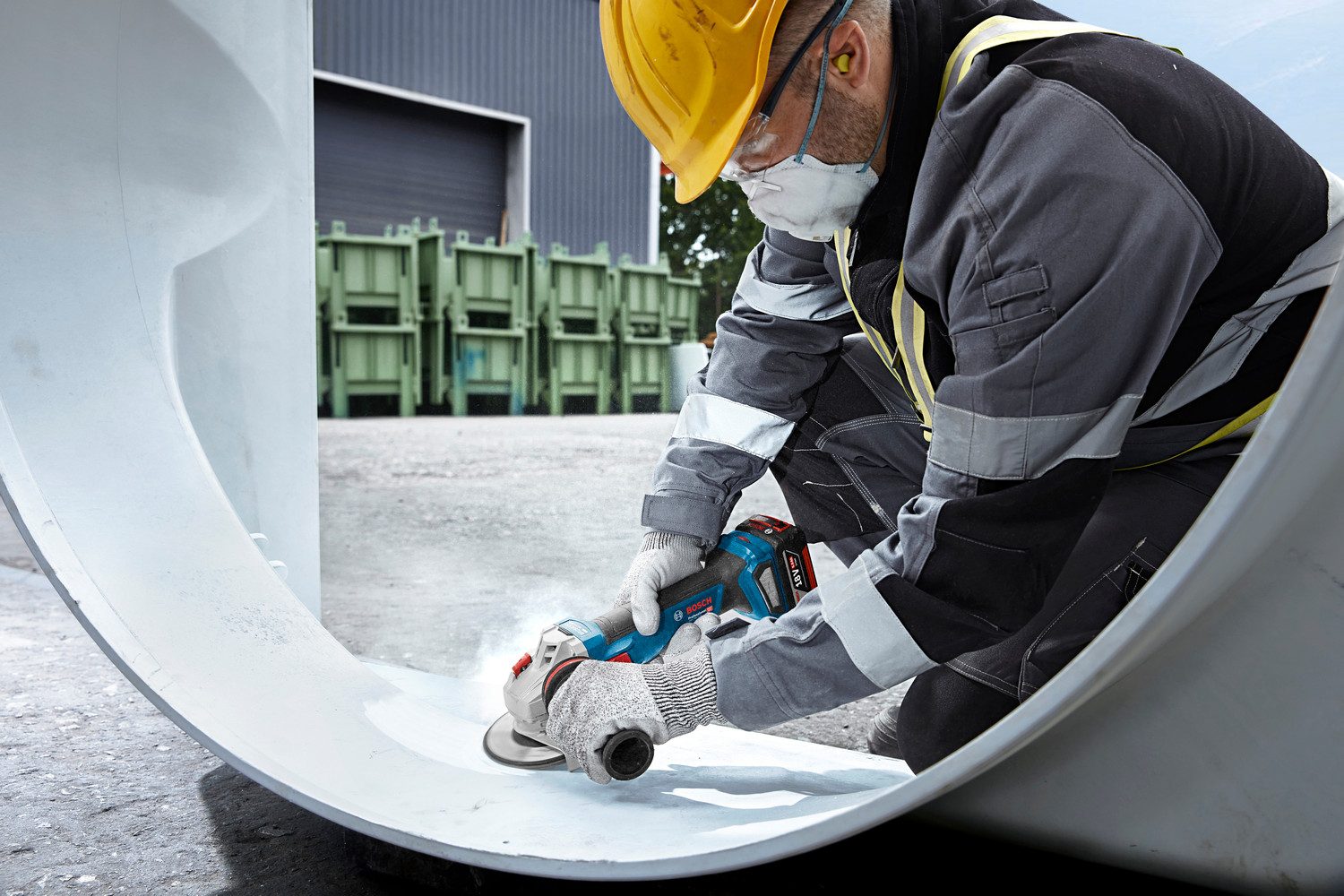 Bosch Professional Akku-Winkelschleifer »GWS 18V-11 S«, günstig online kaufen