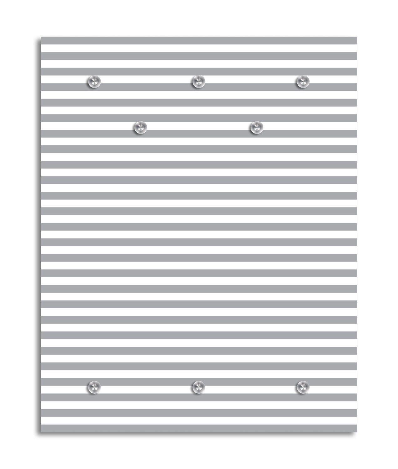 queence Wandgarderobe Streifen - Garderobe aus hochwertigem Acrylglas (1 St), 100x120 cm - mit Edelstahlhaken