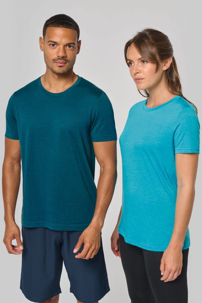 Proact Trainingsshirt Damen-Triblend-Sportshirt mit Rundhalsausschnitt