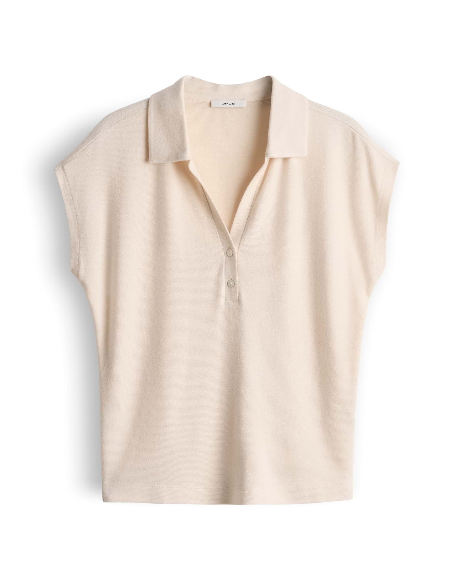 OPUS Shirttop Weiches Poloshirt aus ECOVERO™ Viskosemix günstig online kaufen