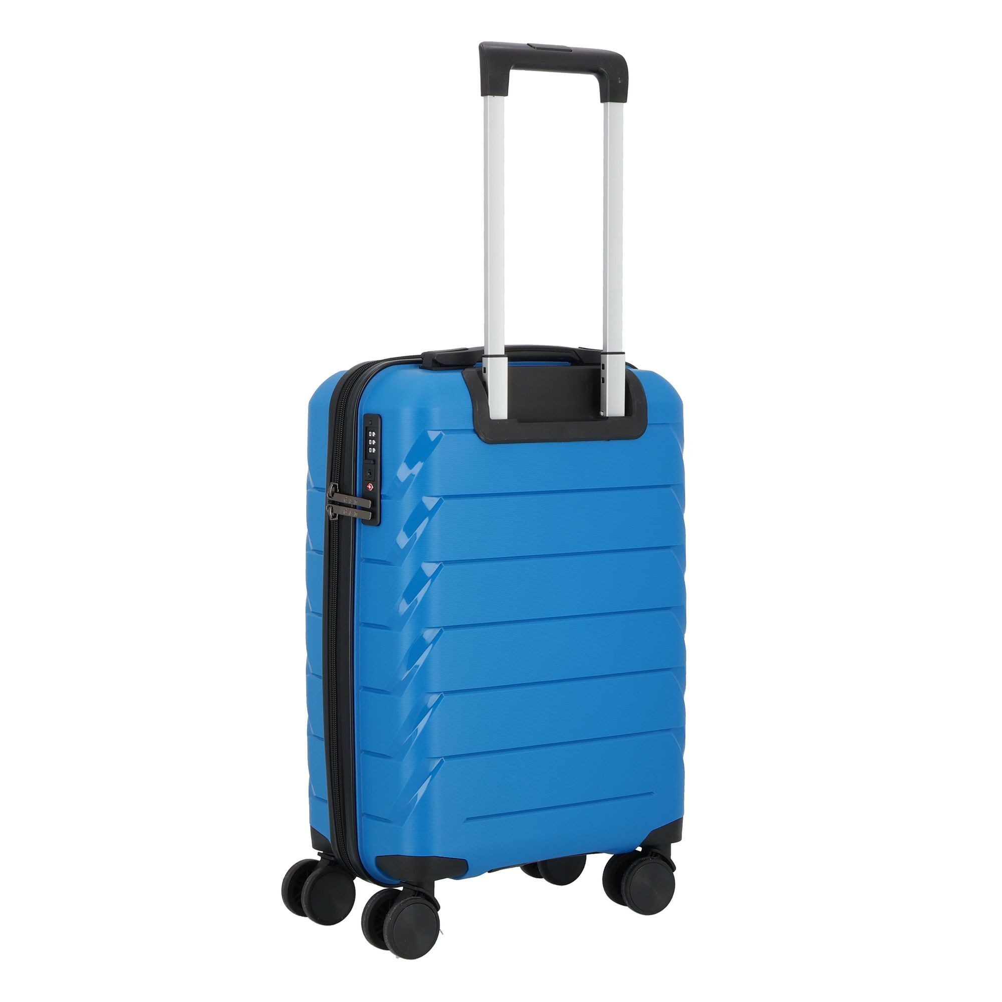 D&N Handgepäck-Trolley Travel Line, 4 Rollen, Polypropylen