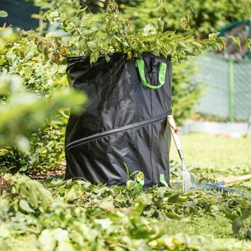 Windhager Gartensack PopUp Bag Long-Life, 170 l, selbststehender Gartenabfallsack, Springsack