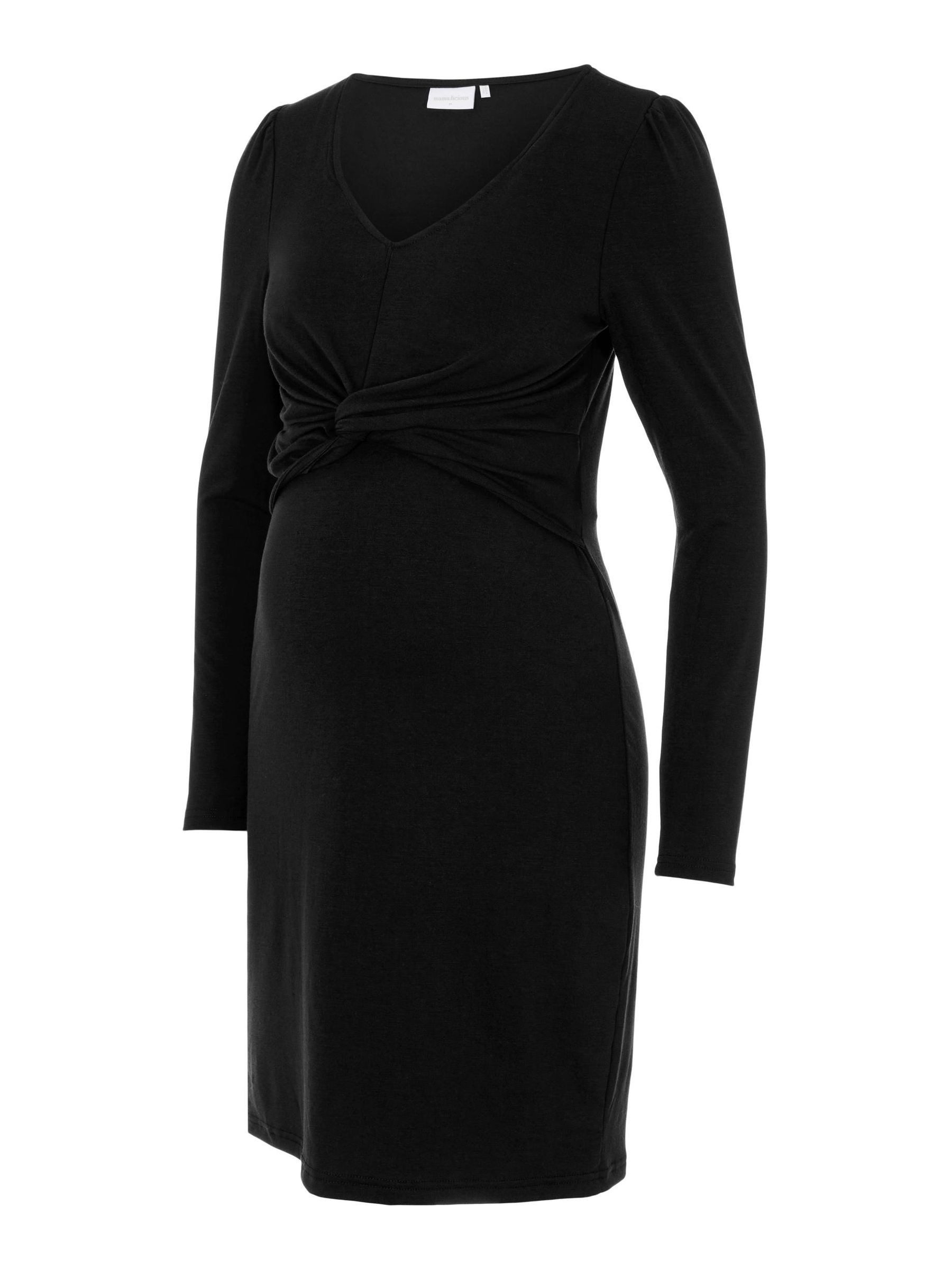 Mamalicious Shirtkleid (lang) MLMACY L/S JERSEY ABK DRESS 2F A. NOOS günstig online kaufen