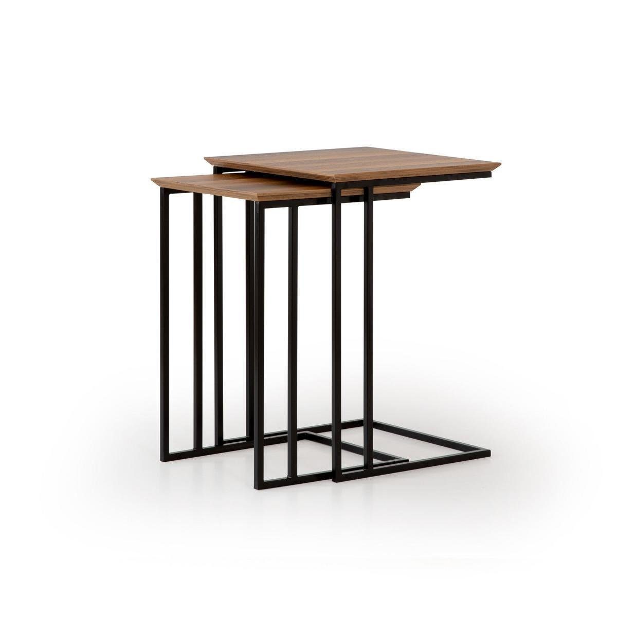 JVmoebel Beistelltisch Wohnzimmer 2x 1x Tisch Made Europa Einrichtung Möbel Beistelltisch), in Design (2-St., Luxus Beistelltisch