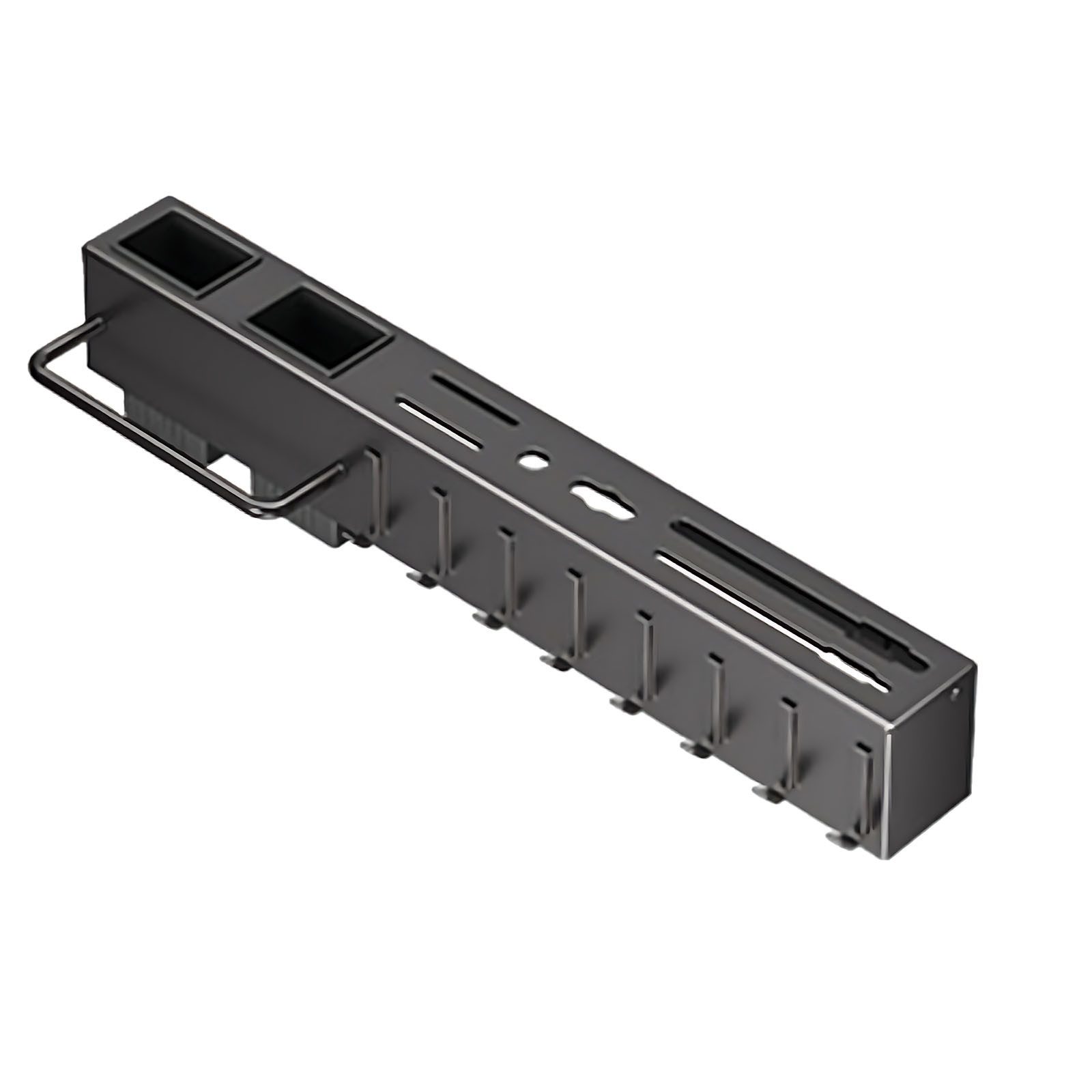 MODFU Küchenorganizer-Set Wand Küchenregal Küchenutensilien Hakenleiste günstig online kaufen