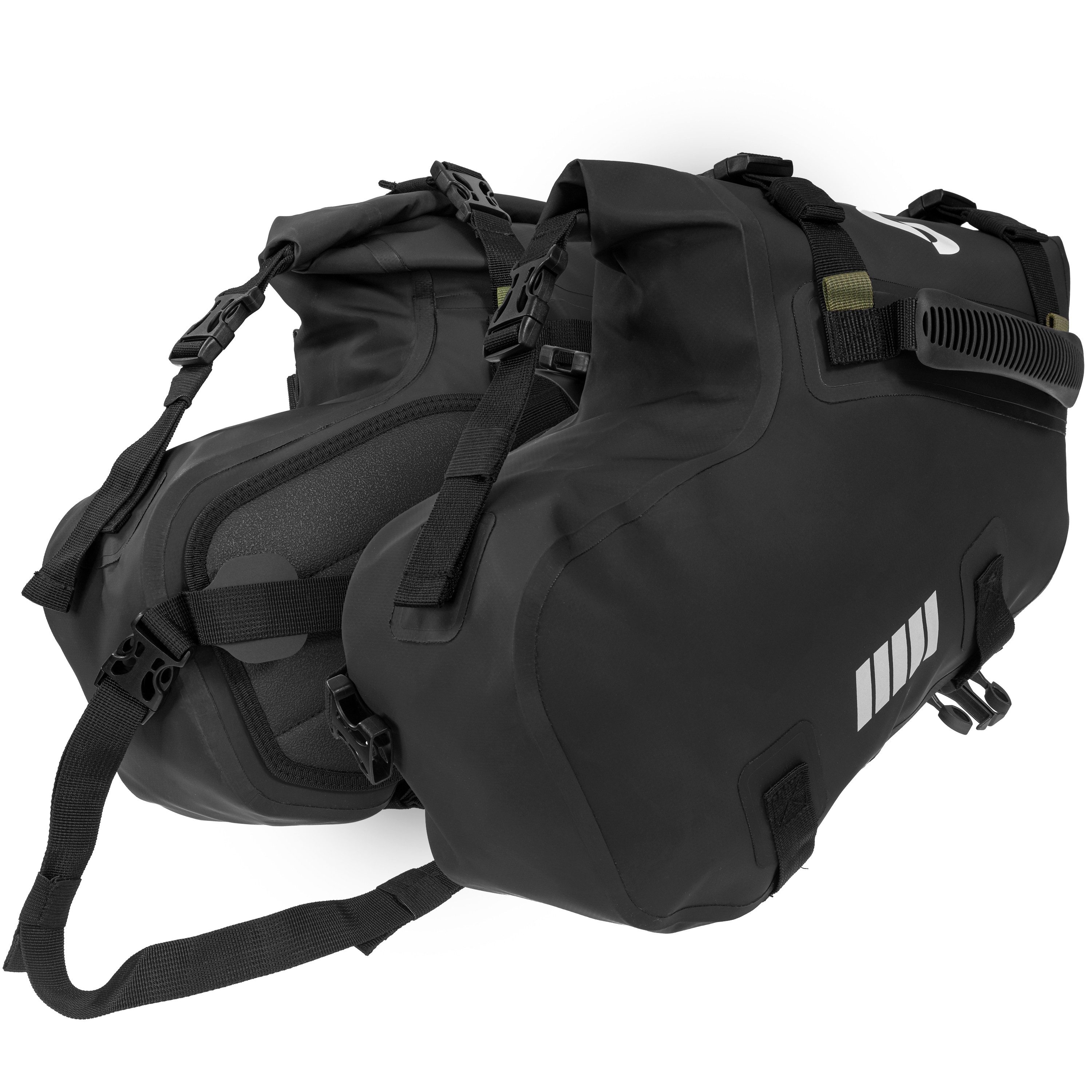 SCHNORR Gepäckträgertasche Seitentaschen 24L - 2er-Set - 48L Gepäck