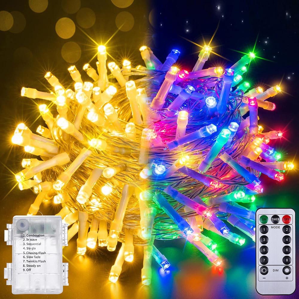 Jibenhome LED Stripe LED-Lichterkette 20/50/100 LEDs Halloween, Farbwechsel günstig online kaufen