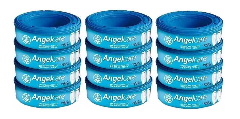 Angelcare® Windeleimer Windeleimer Nachfüllpack Plus 12er Pack