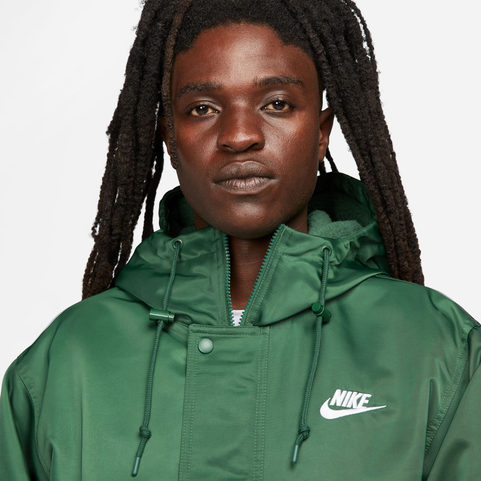 Nike Sportswear Outdoorjacke FIR/WHITE MEN'S PARKA STADIUM CLUB