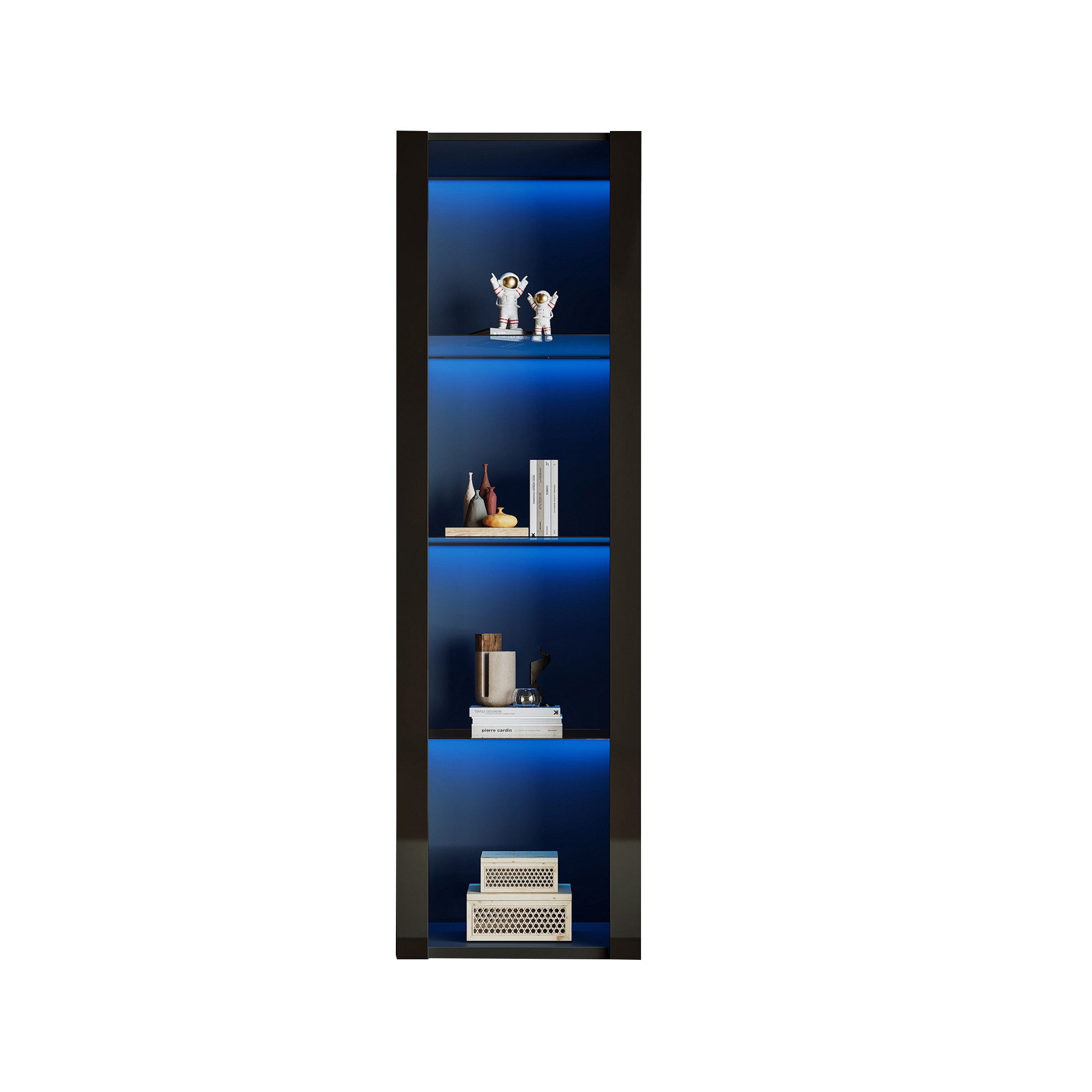 OKWISH Vitrine Standvitrine Glasvitrine (4 Fächern, günstig online kaufen