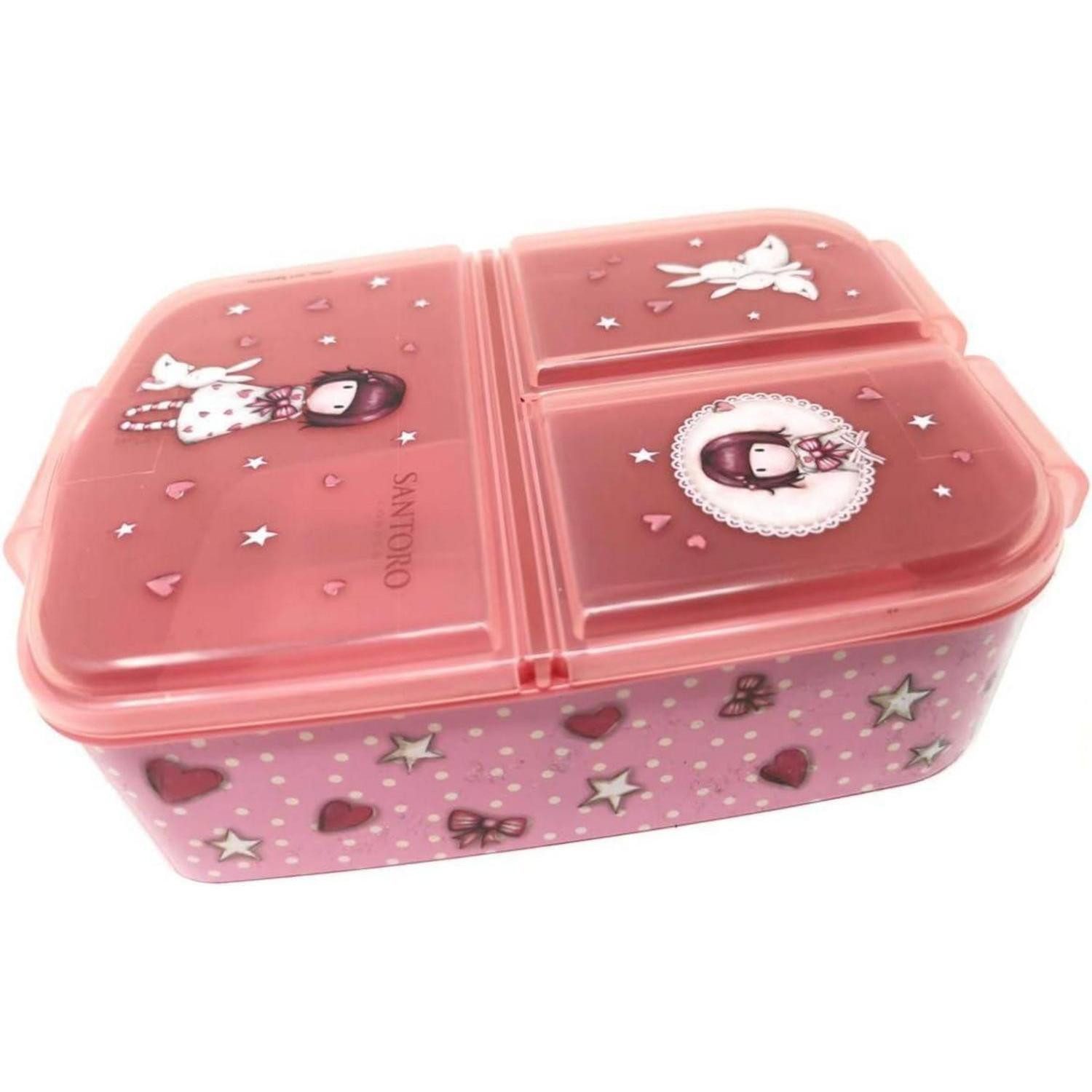 LuxusKollektion Lunchbox Brotdose Kinder Fächer Unterteilung Kunststoff BPA frei Gorjuss