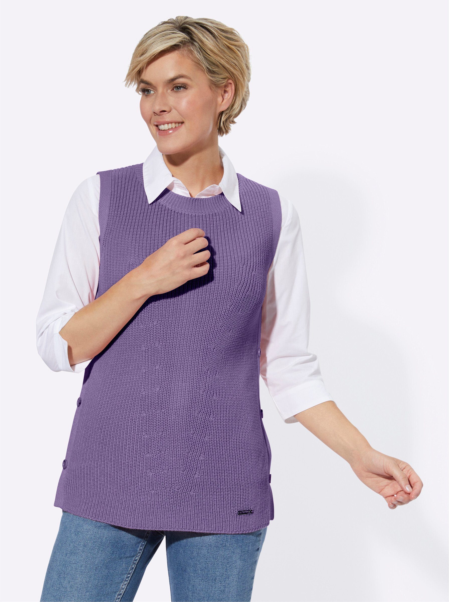 Strickpullover Pullunder