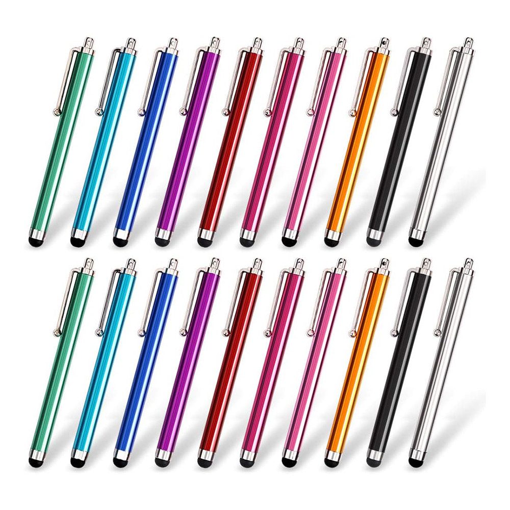 Houhence Eingabestift Universal kapazitive Stylus Pen kompatibel 10 Farben 20er Pack