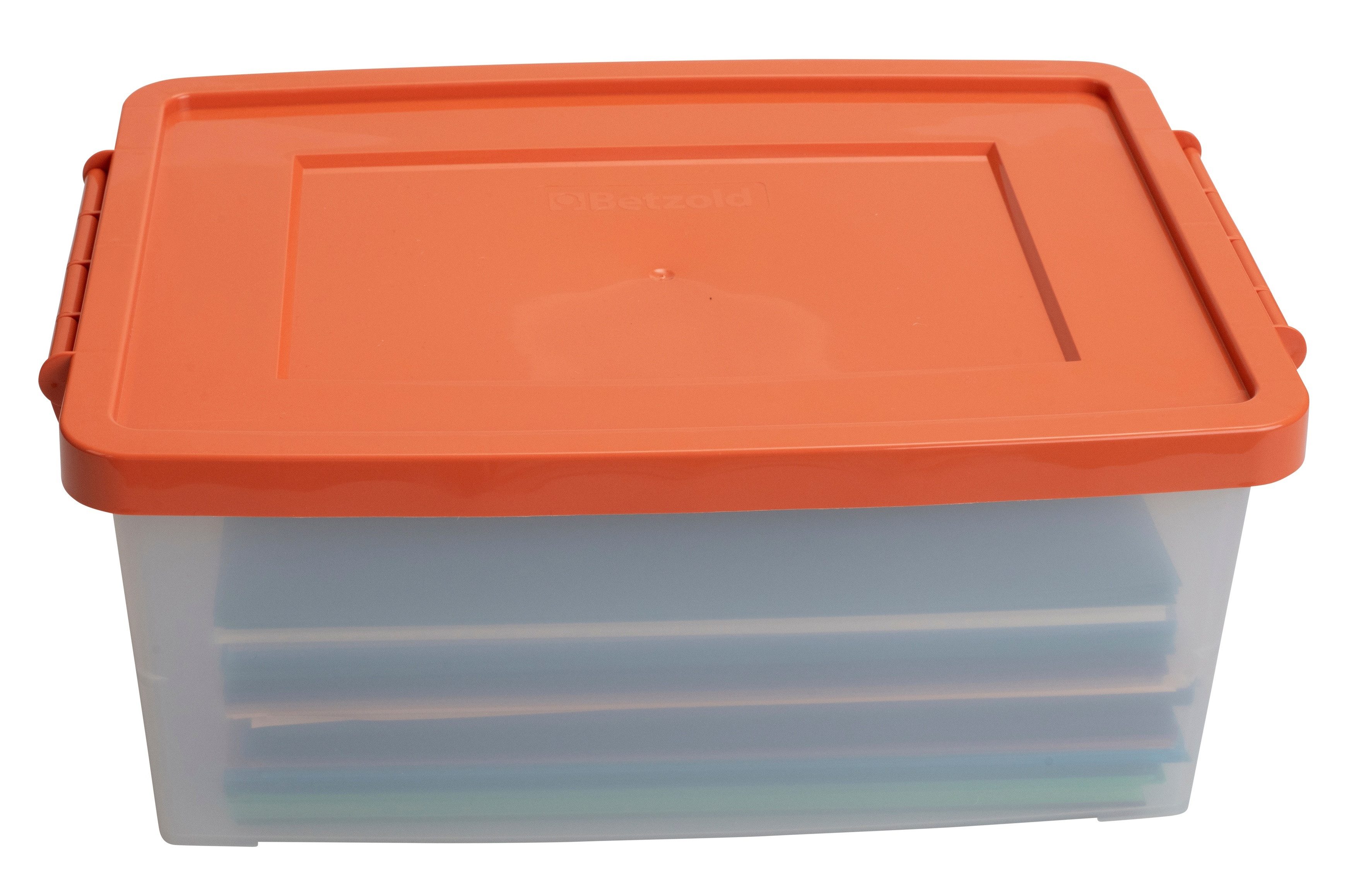 Betzold Aufbewahrungsbox Aufbewahrungsbox, 16 x 39,5 x 27,5 cm, weiß-transparent, treeNside