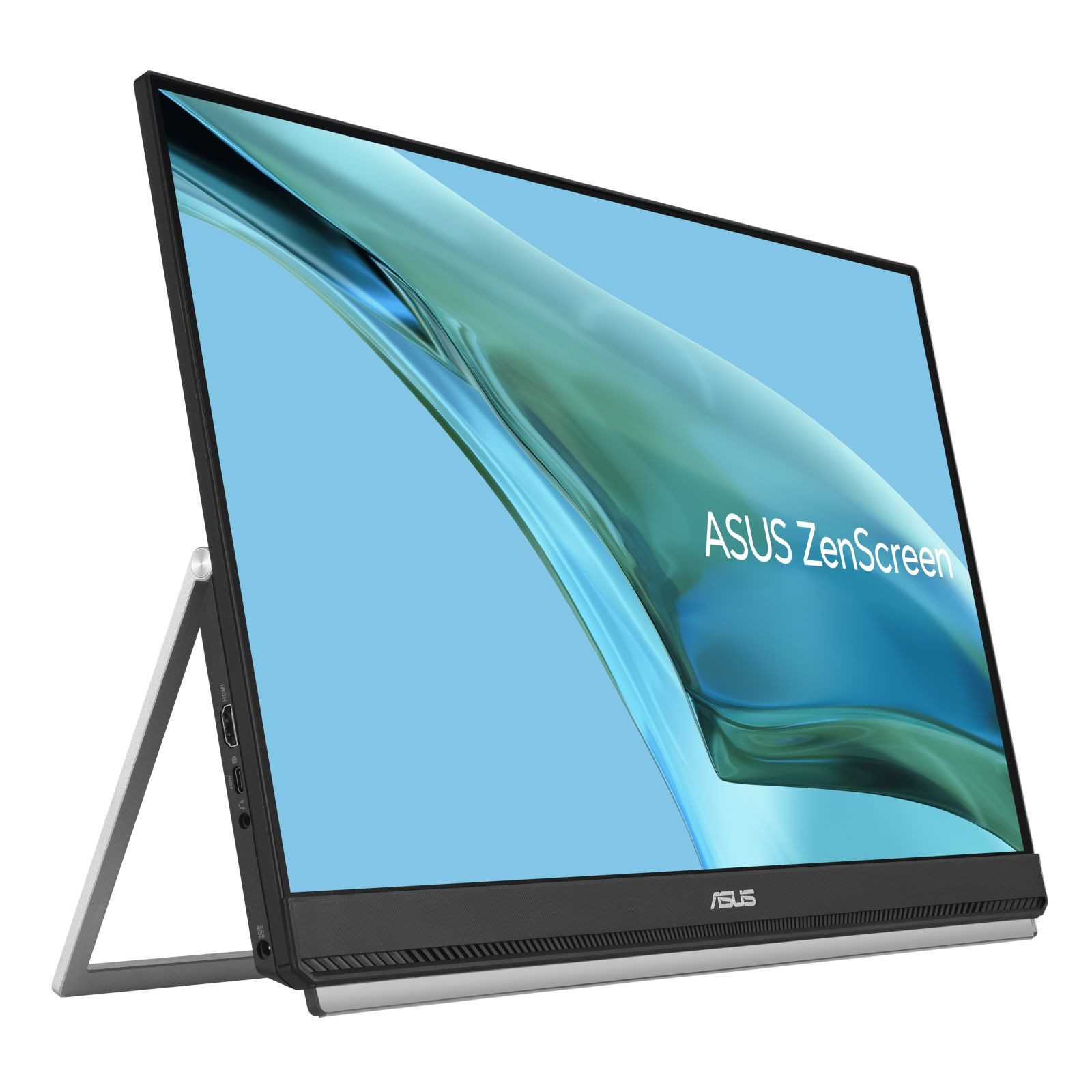 Asus 61cm ZenScreen MB249C Mobile-Monitor USB HDMI IPS TFT-Monitor (1920 x 1080 px, Full HD, 5 ms Reaktionszeit, 75 Hz, IPS, Adaptive-Sync, Lautsprecher, FreeSync, HDCP, Pivot, Höhenverstellbar)