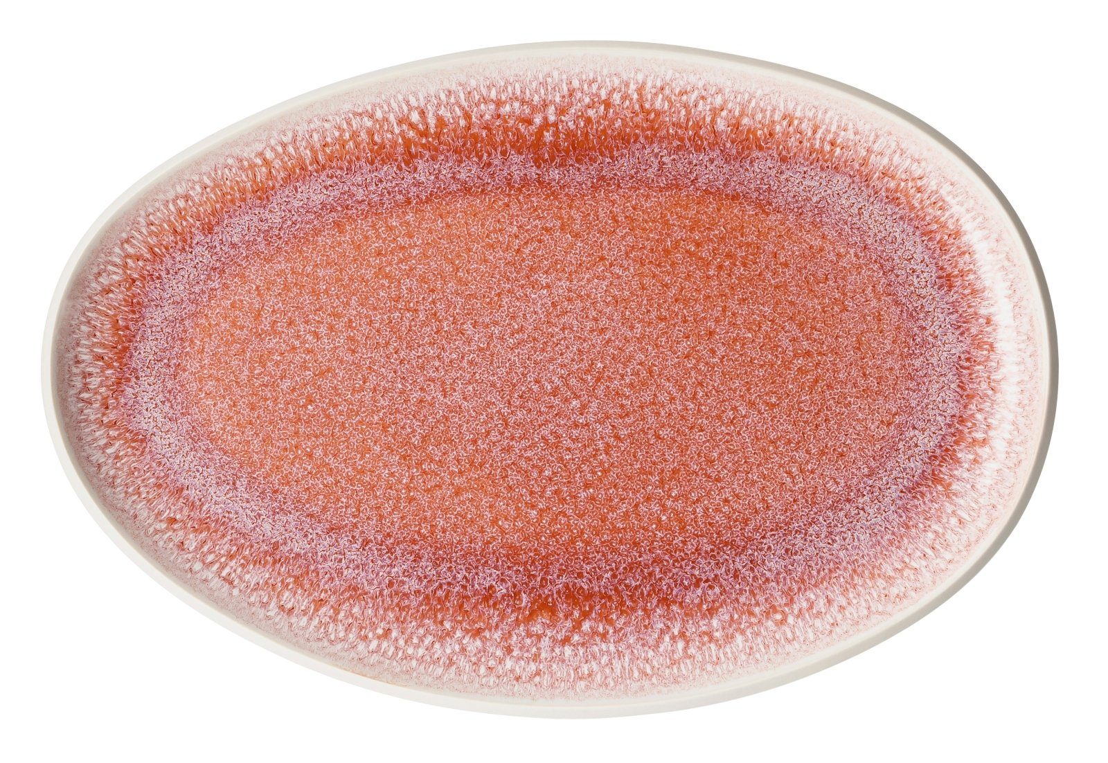 Rosenthal Servierplatte Junto Rose Quartz Platte 28 cm, Keramik, (Platten), Platten