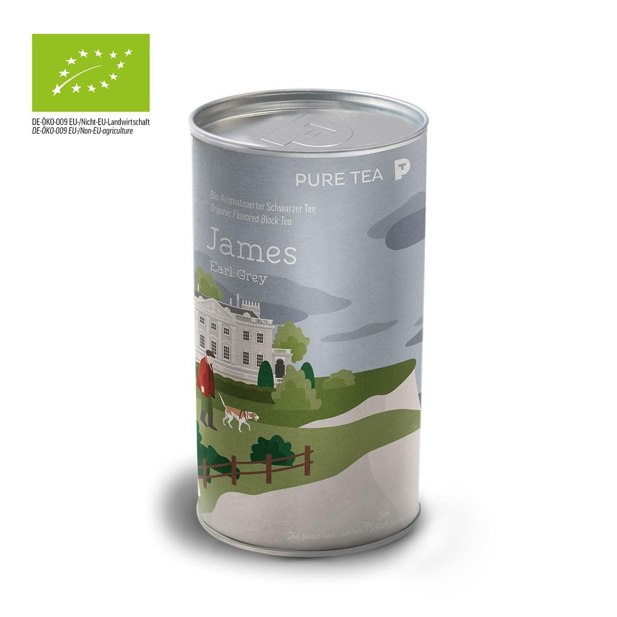 LK Trend & Style Tee Pure Tea James Earl Grey Schwarztee, 1 x 140 g, (ein authentischer Schwarztee für anspruchsvolle Teegenießer), Schwarztee, Bergamotte-Aroma