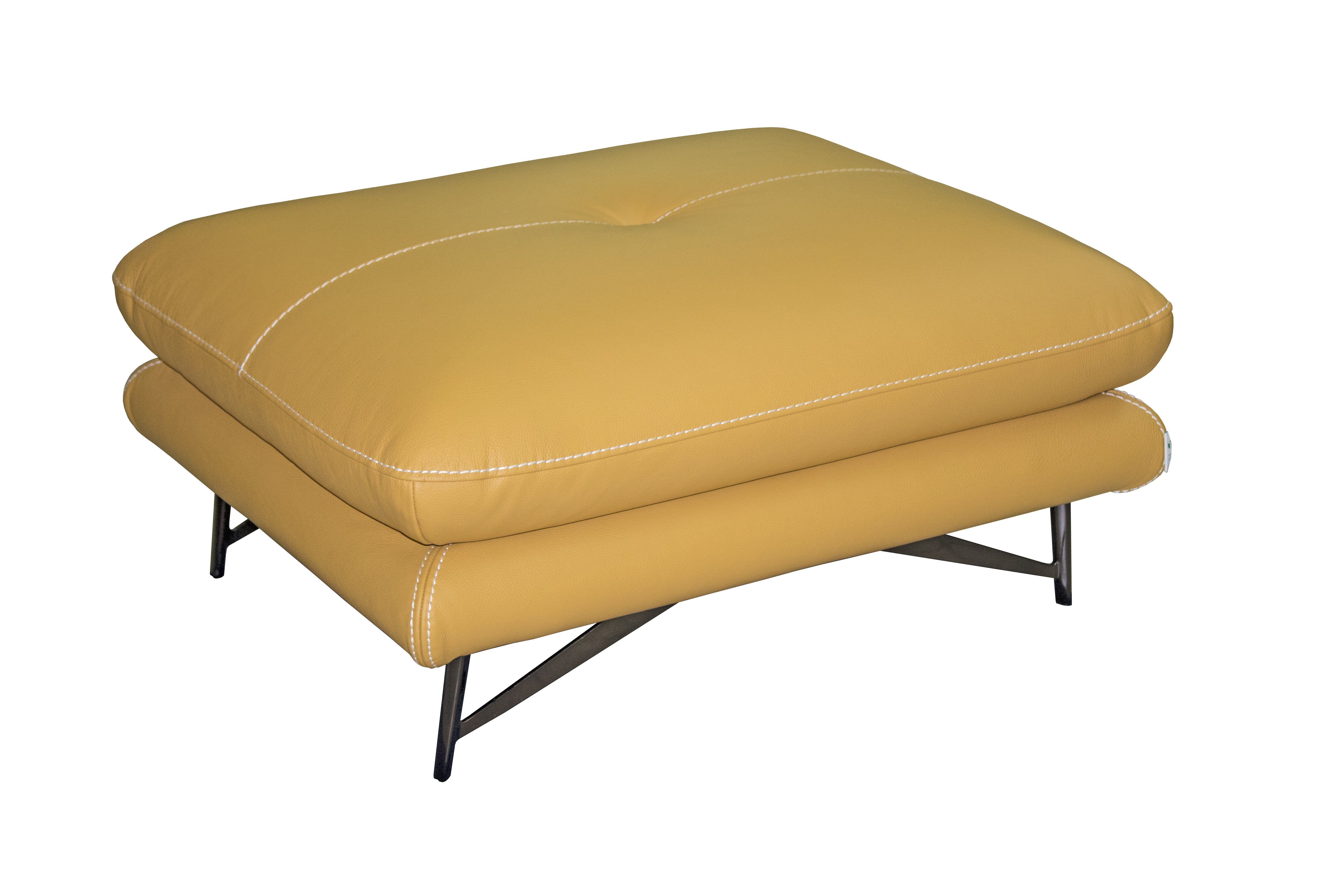 CALIA ITALIA Hocker Cezanne, italienisches Design trifft erstklassigen Sitzkomfort, Leder, Designhocker in besonders langlebigen & pflegeleichten Lederarten