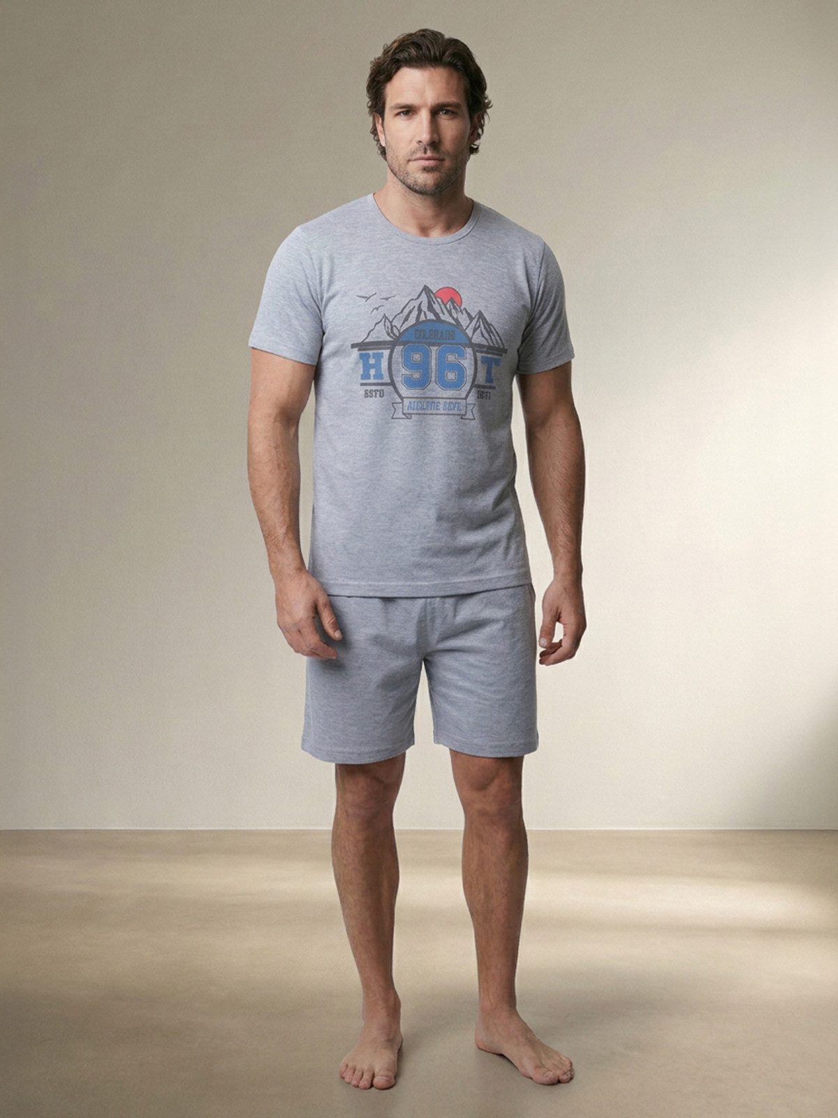 Henry Terre Shorty Pyjama Set Shorty - Colorado 96