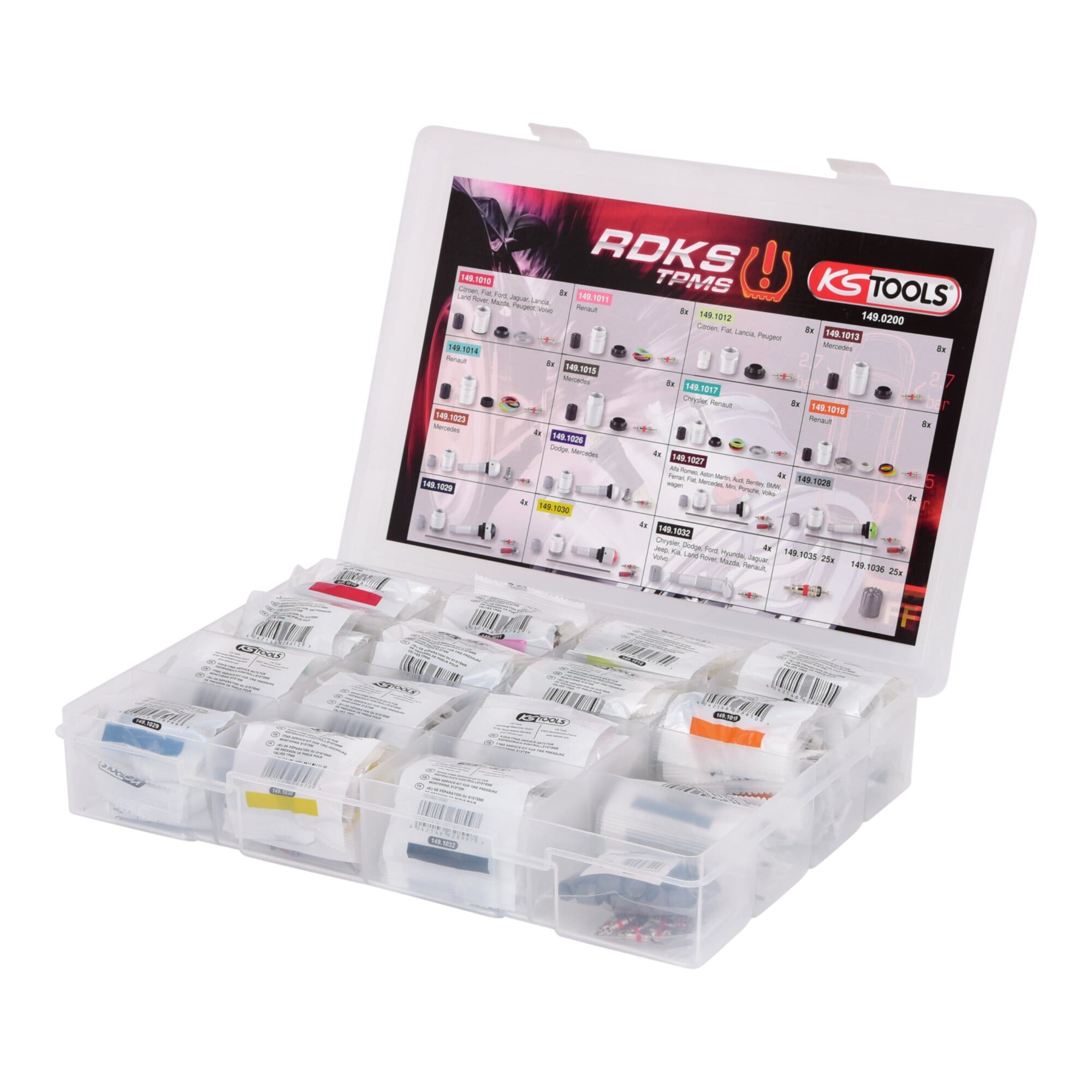 KS Tools Wagenheber KS Tools RDKS / TPMS Service-Sortiment für Reifendruck-Kontrollsysteme