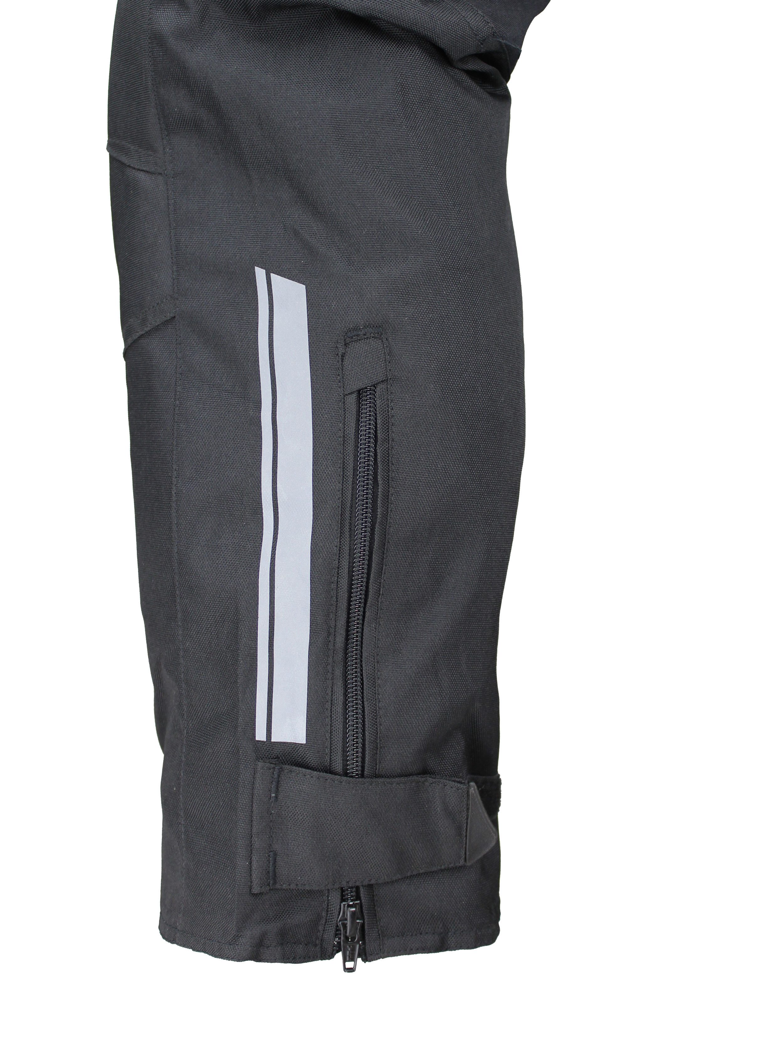 Alpha Speeds Motorradhose SPORT EDITION Allwetter Textil-Kombihose Multifunktionshose (2026) Wasserdicht, trennbares Thermofutter, Air-Vents & Knie-Ergonomie