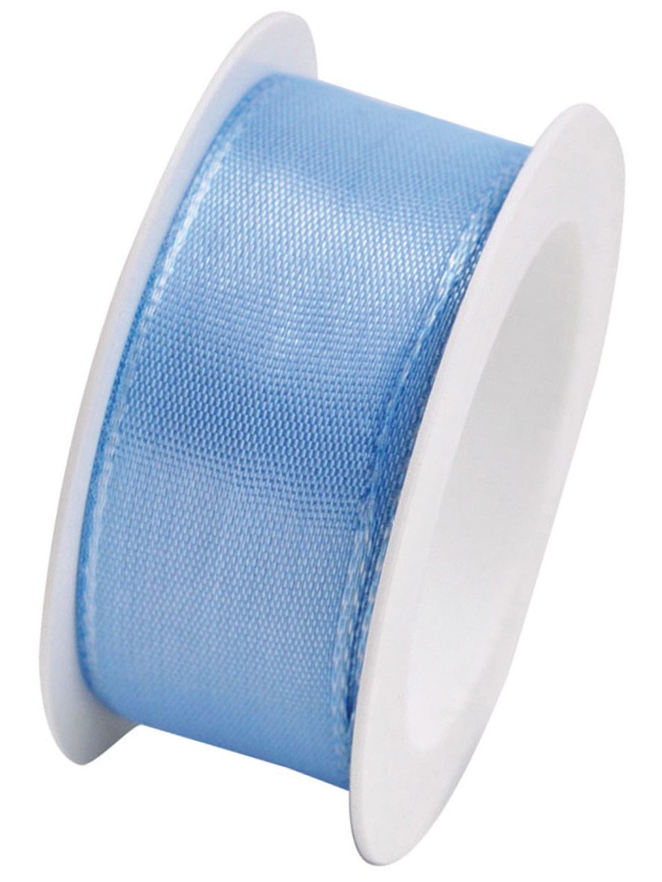 Braun+Company Atelier Geschenkband Geschenkband mit Draht hellblau 2,5 m