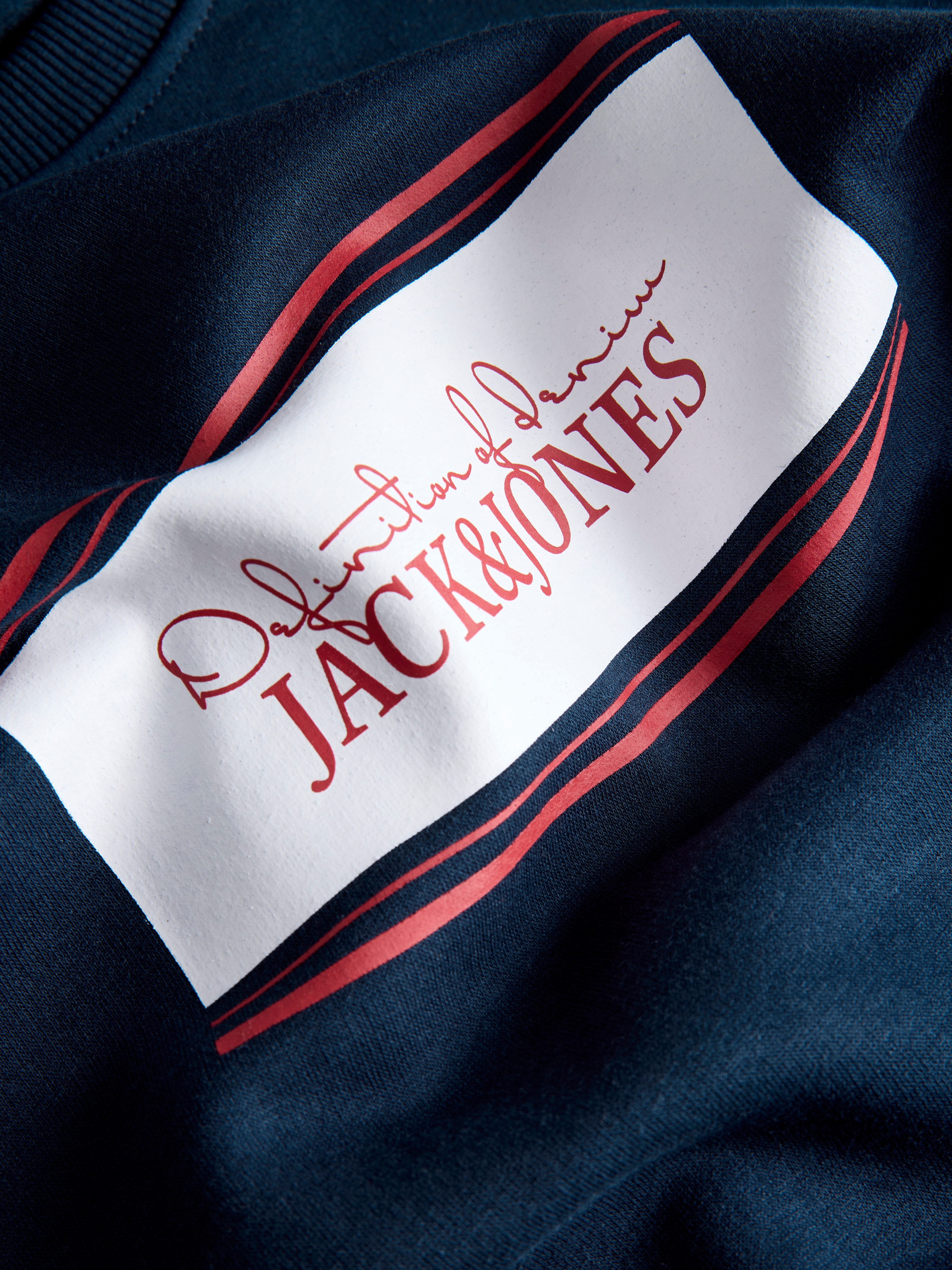 Jack & Jones Sweatshirt JJBUSTER SWEAT CREW NECK BTS Baumwollmischung, regular fit – Bild 5 von 5