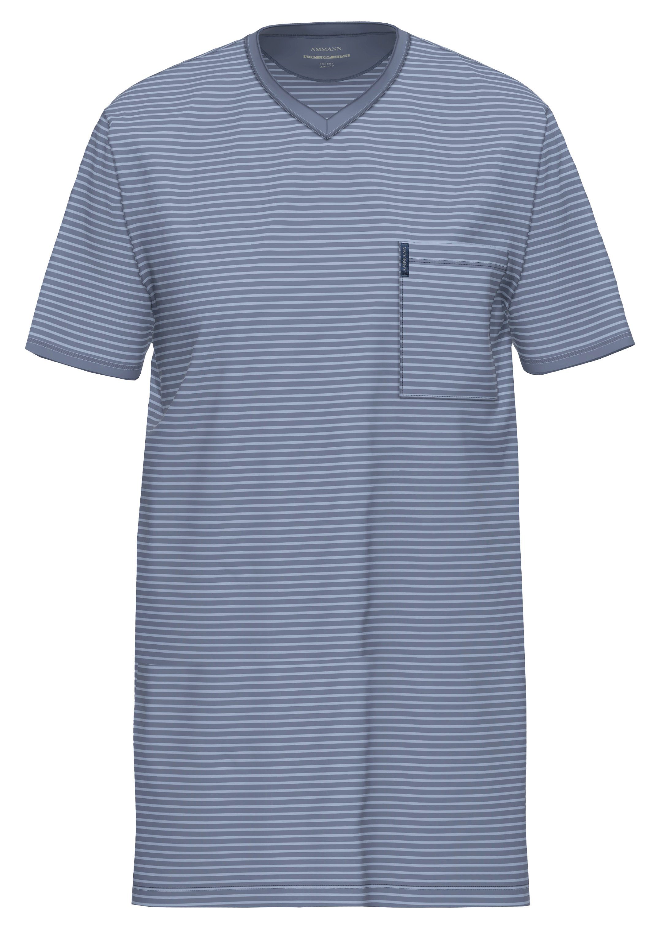 Extra - - Cotton Baumwolle Atmungsaktiv Nachthemd Ammann Schnitt Light (1-tlg) - Nachthemd Lockerer