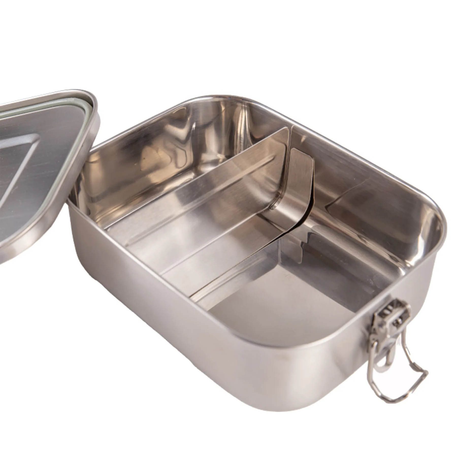 NATIONAL GEOGRAPHIC Lunchbox Brotdose Box Dose Lunch Box, Edelstahl, 16x 12 x 5,5 cm Spühlmaschinenfest