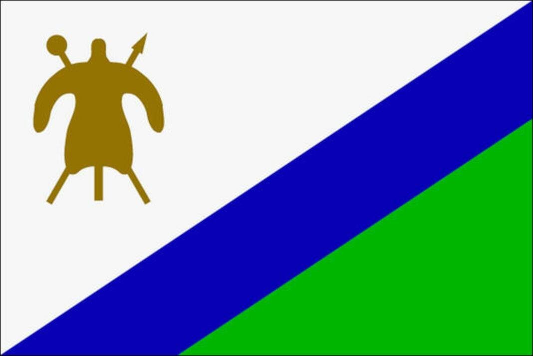 flaggenmeer Flagge Lesotho bis 2006 80 g/m² | Fahnen