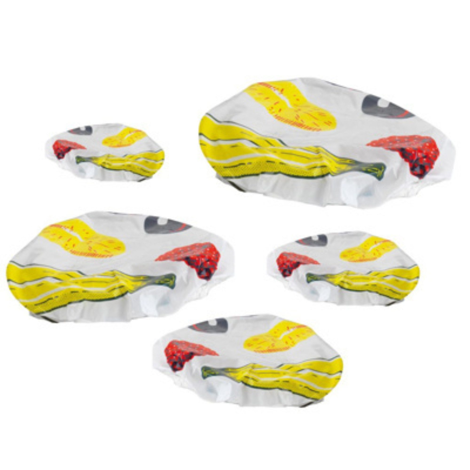 Thiru Крышка свежести - Topfhauben 5-tlg. - wiederverwendbar - Ø 9–25 cm - mit Gummizug, (5-tlg)